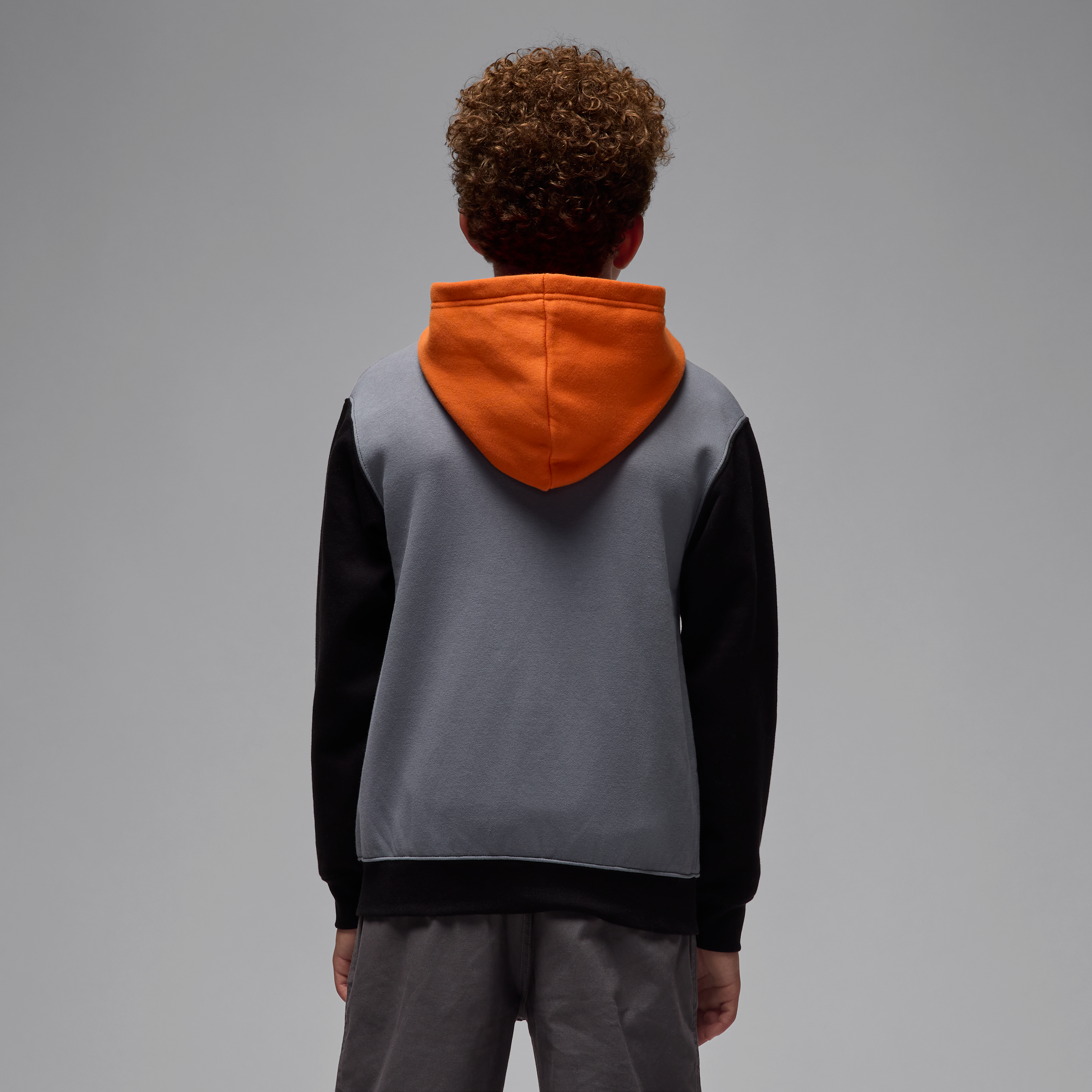 Thumbnail - Jordan Brooklyn Fleece-Hoodie mit durchgehendem Reißverschluss (ältere Kinder) - Schwarz