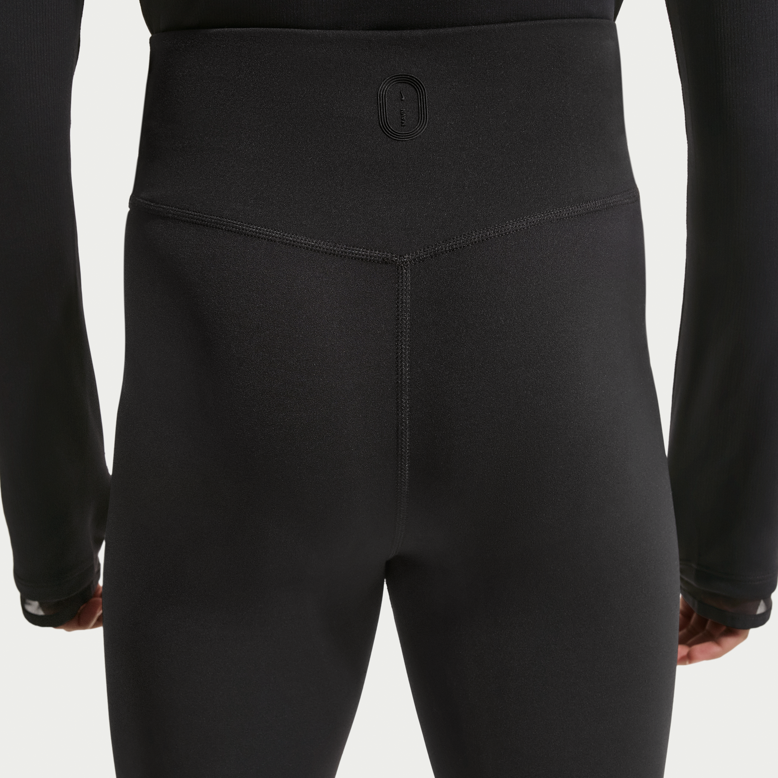 Thumbnail - Nike MAVN Mädchen-Shorts mit Dri-FIT-Technologie und hohem Bund (ca. 18 cm) - Schwarz