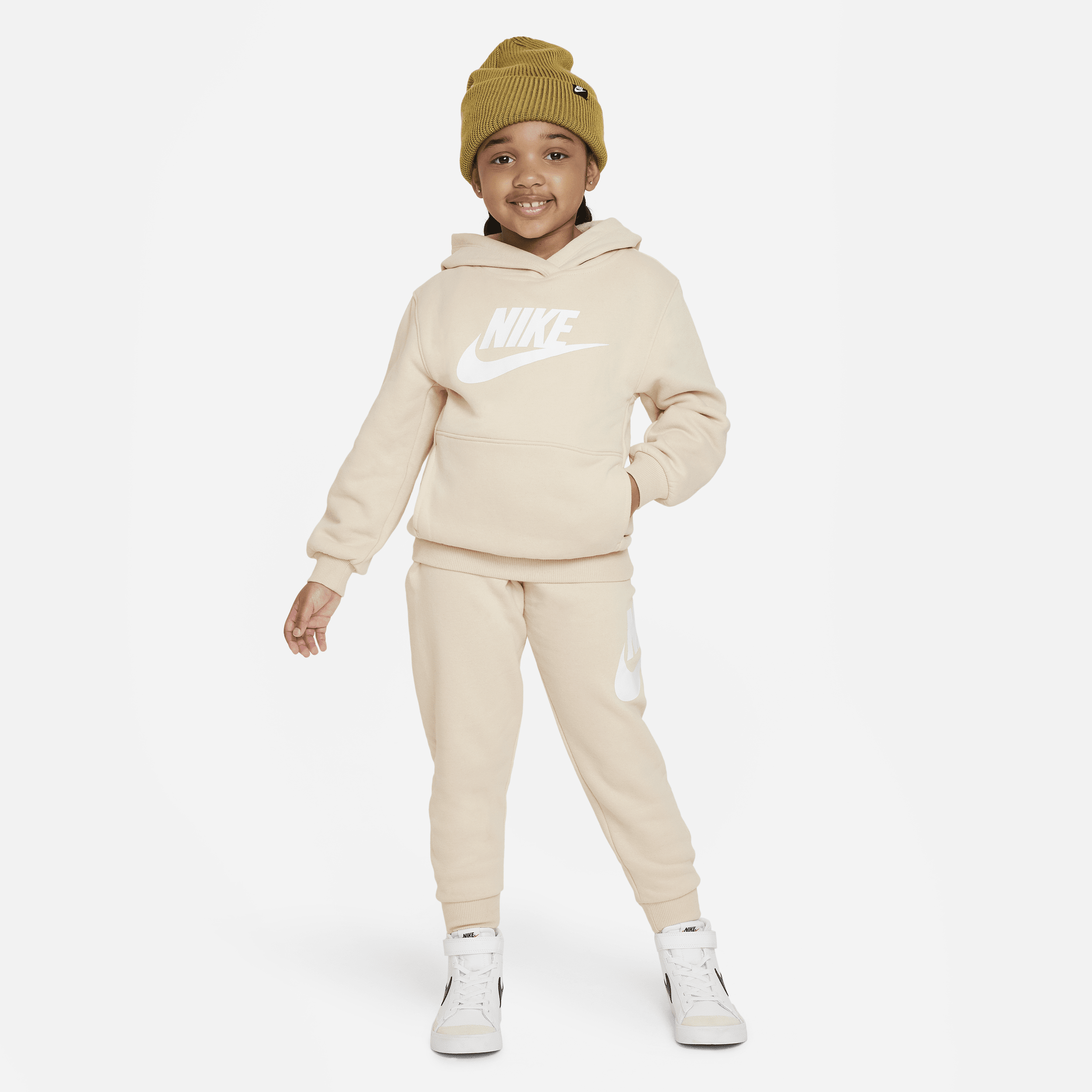 Ensemble deux pièces Nike Club Fleece Set pour enfant - Marron