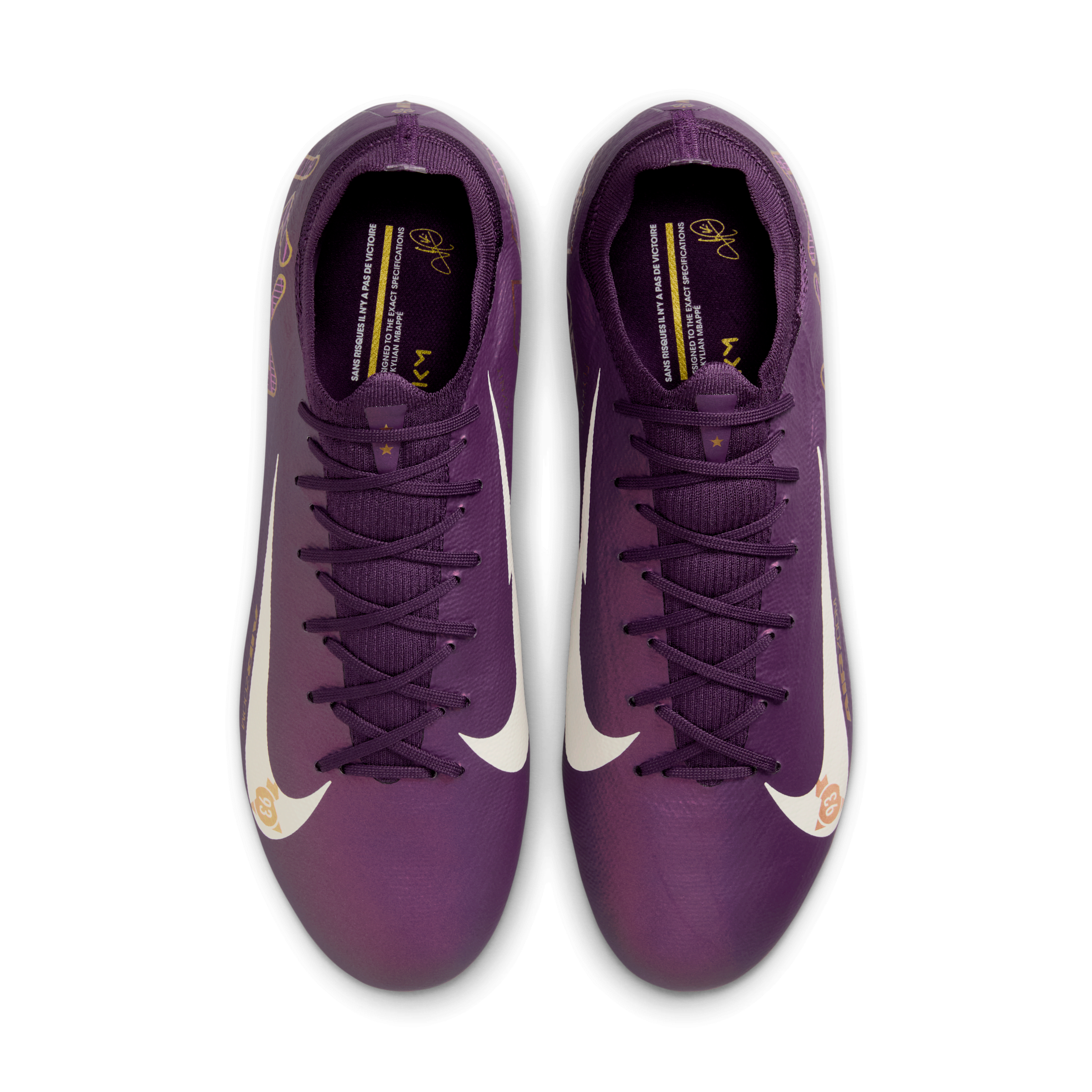 Chaussure de foot à crampons basse FG Nike Mercurial Vapor 16 Pro « Kylian Mbappé » - Pourpre