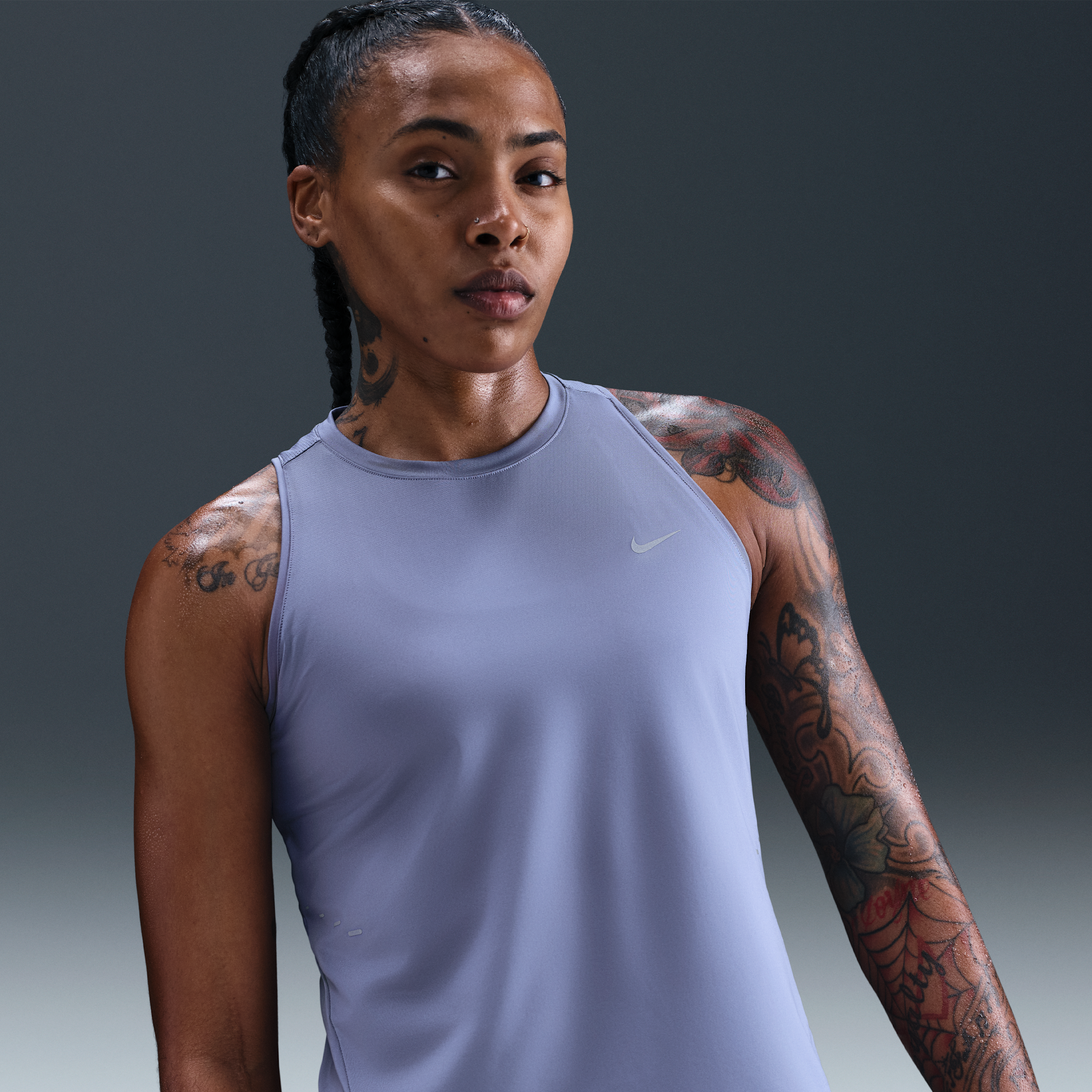 Thumbnail - Nike Swift Dri-FIT-Lauf-Tanktop (Damen) - Blau
