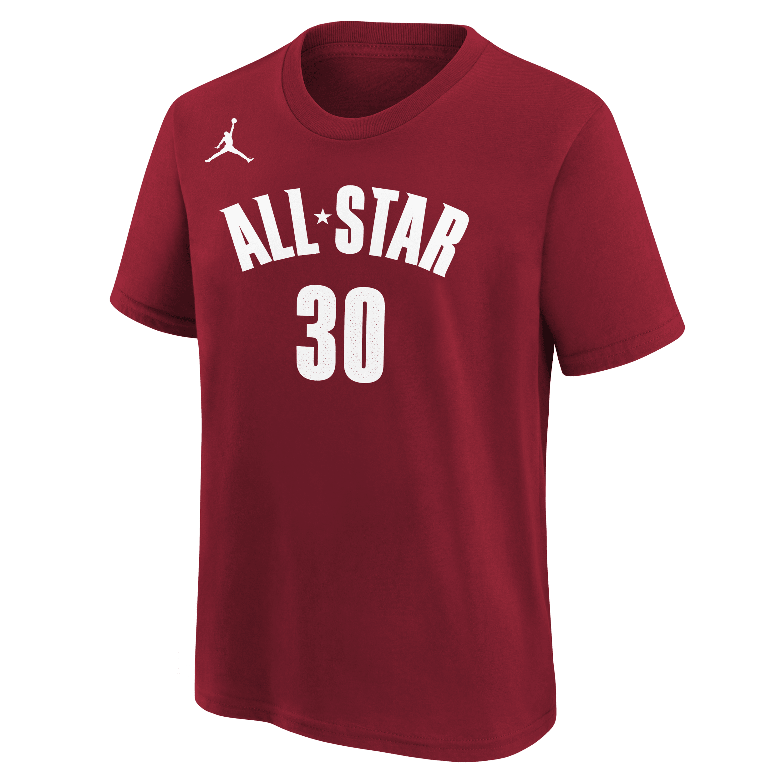 Nike Stephen Curry Golden State Warriors All-Star Essential NBA-shirt voor jongens Rood