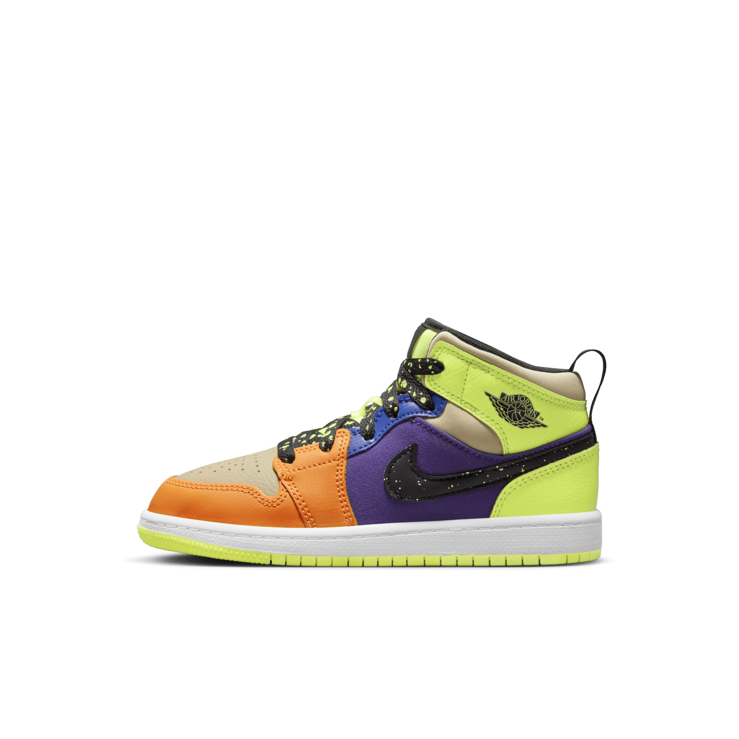 Air Jordan 1 Mid SE PS 'Volt Vivid Orange' - FD8793-700