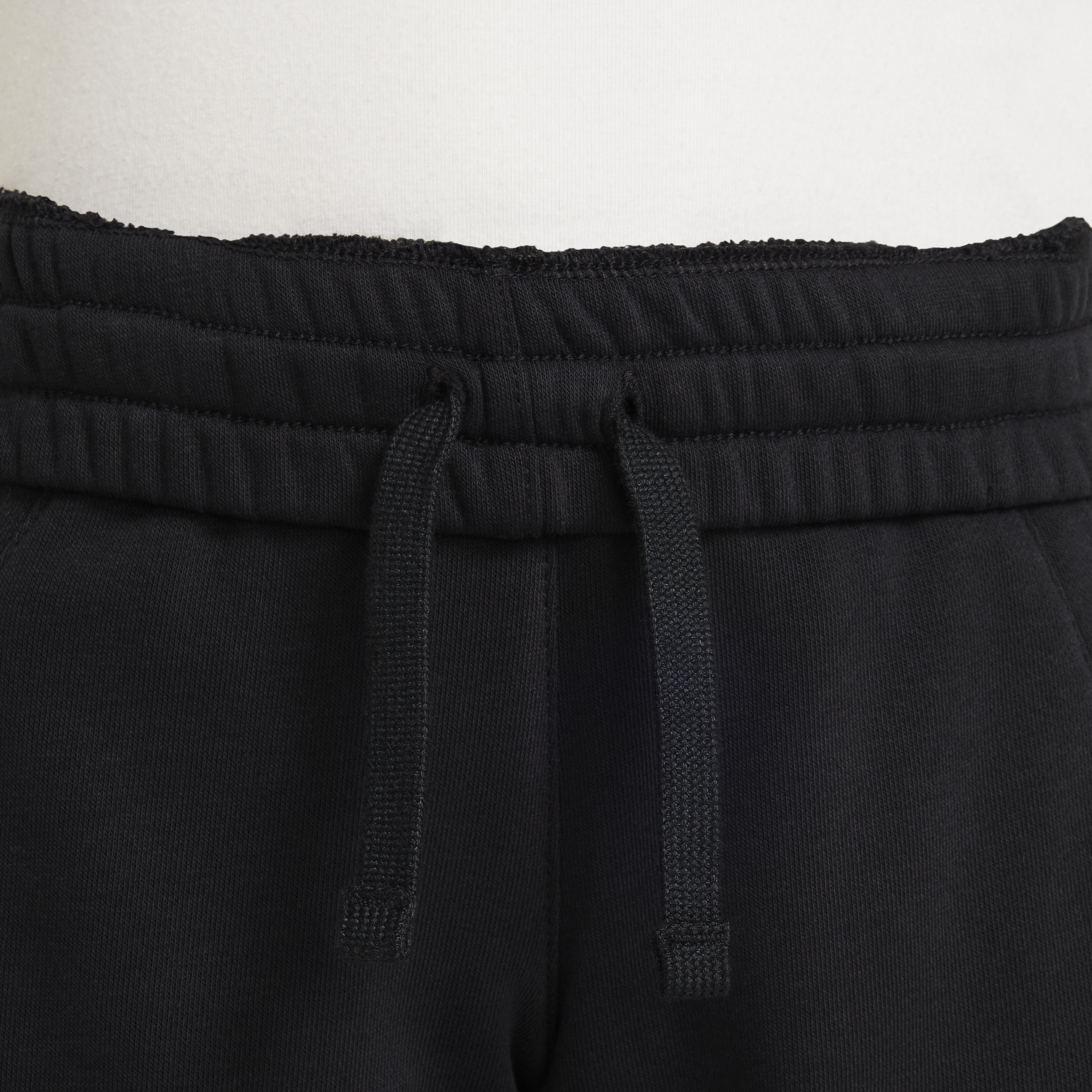 Nike Sportswear Club Fleece shorts van sweatstof voor kids Zwart