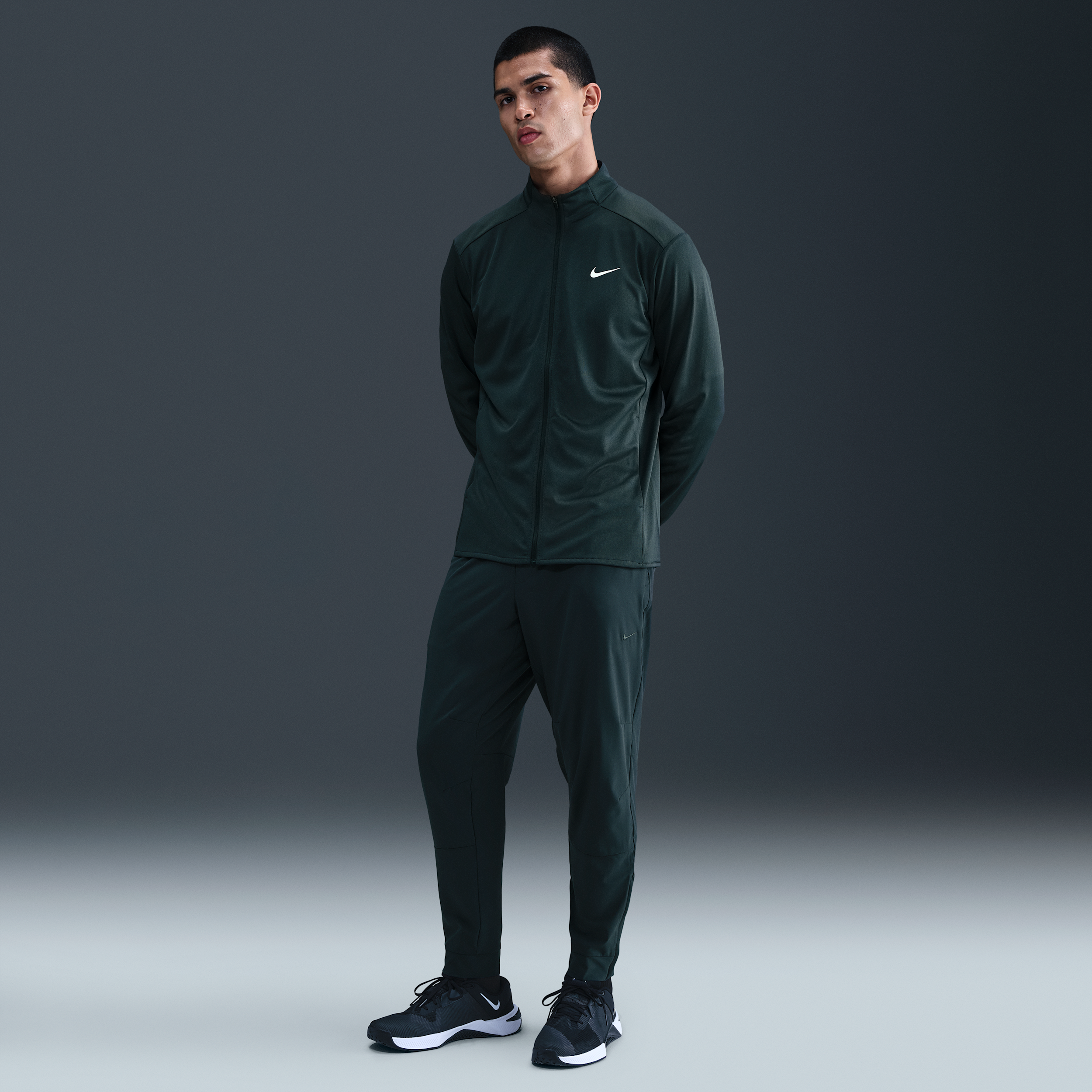 Nike Unlimited Mens Dri-FIT Zip Cuff Versatile Trousers - Green - Polyester/Elastane