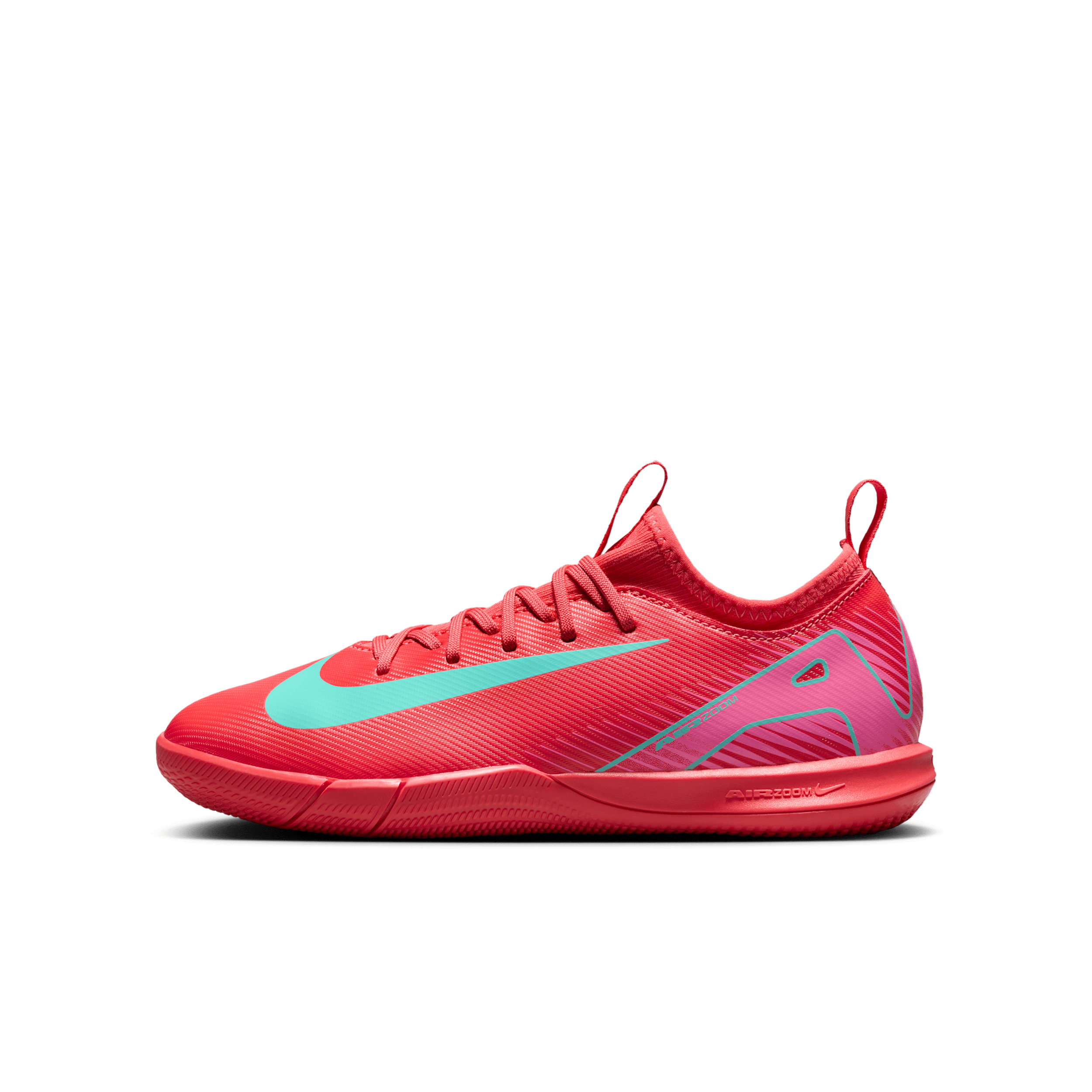 Chaussure de foot en salle basse Nike Jr. Mercurial Vapor 16 Academy pour enfant/ado - Rouge