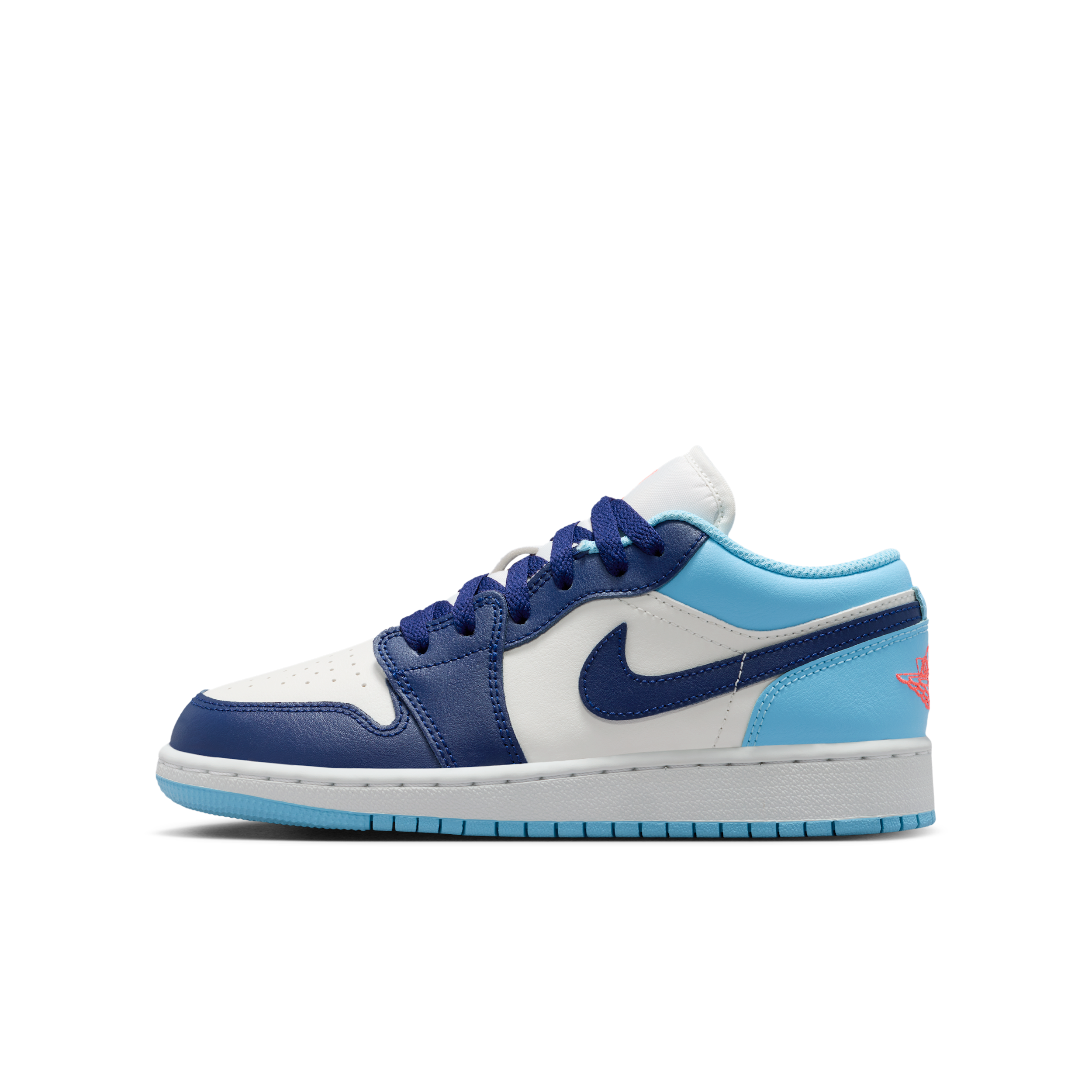 Nike Air Jordan 1 Low Older Kids Shoes - White