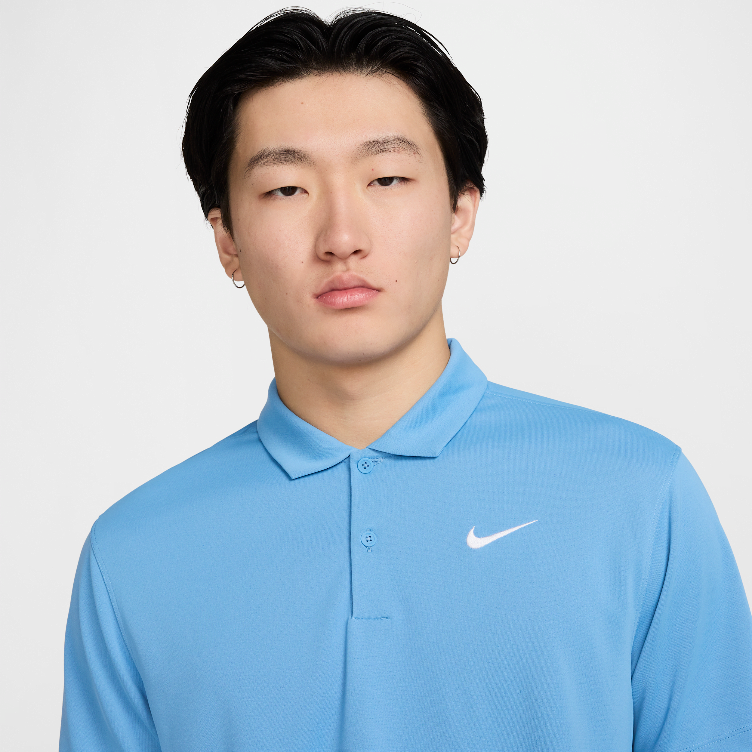 Polo de tennis NikeCourt Dri-FIT pour Homme - Bleu