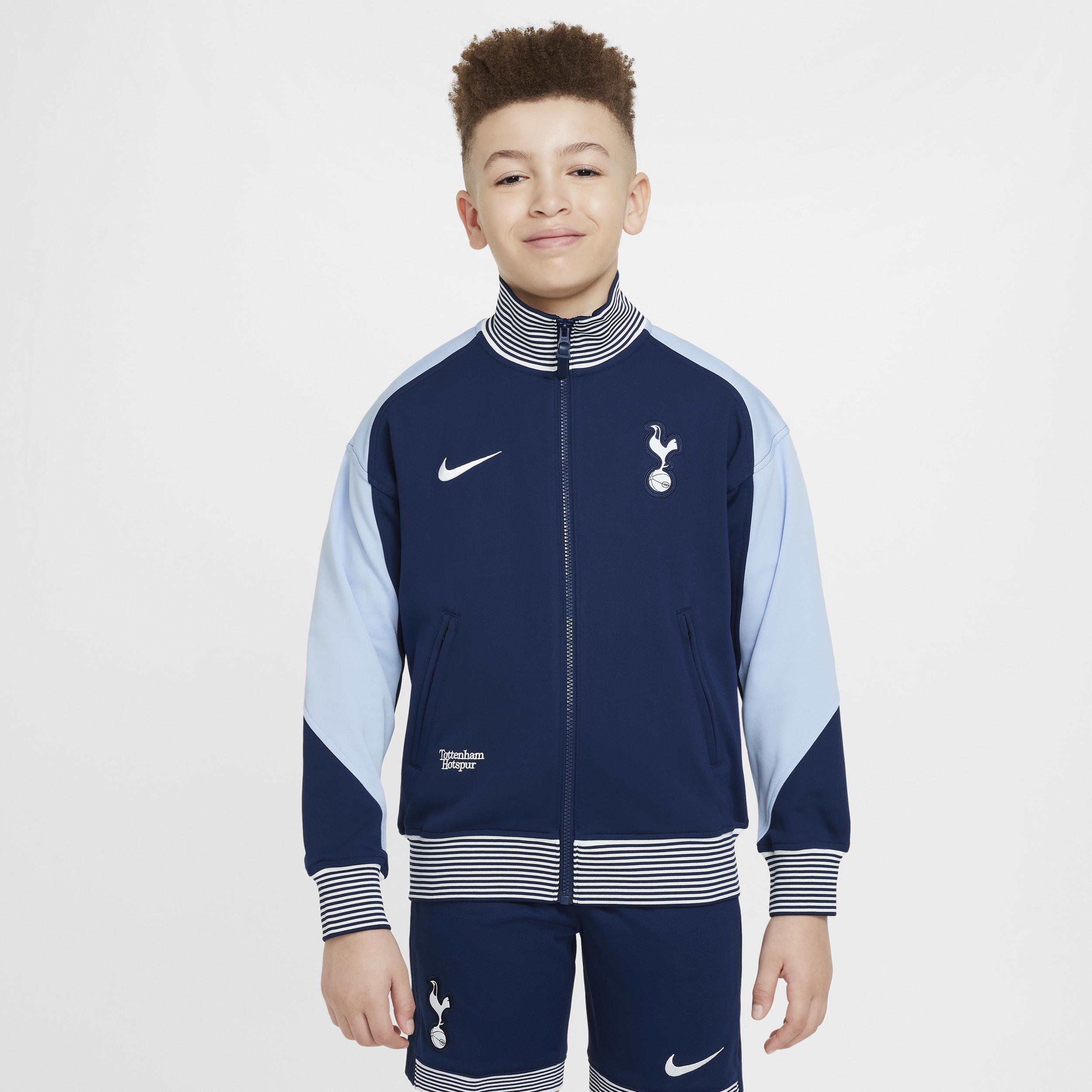Veste de foot nationale Nike Dri-FIT Tottenham Hotspur Academy Pro pour ado - Bleu