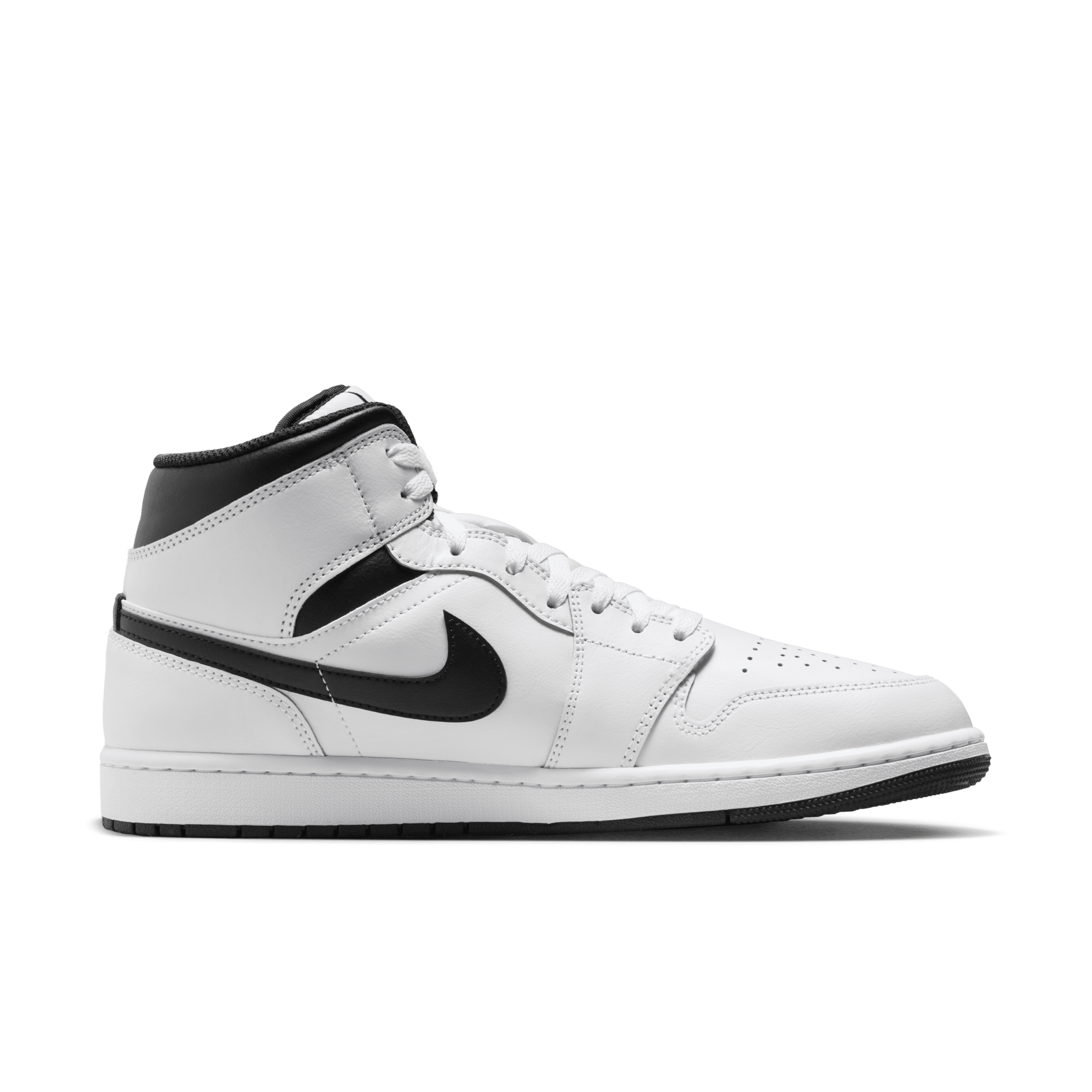 Chaussure Air Jordan 1 Mid pour Homme - Blanc