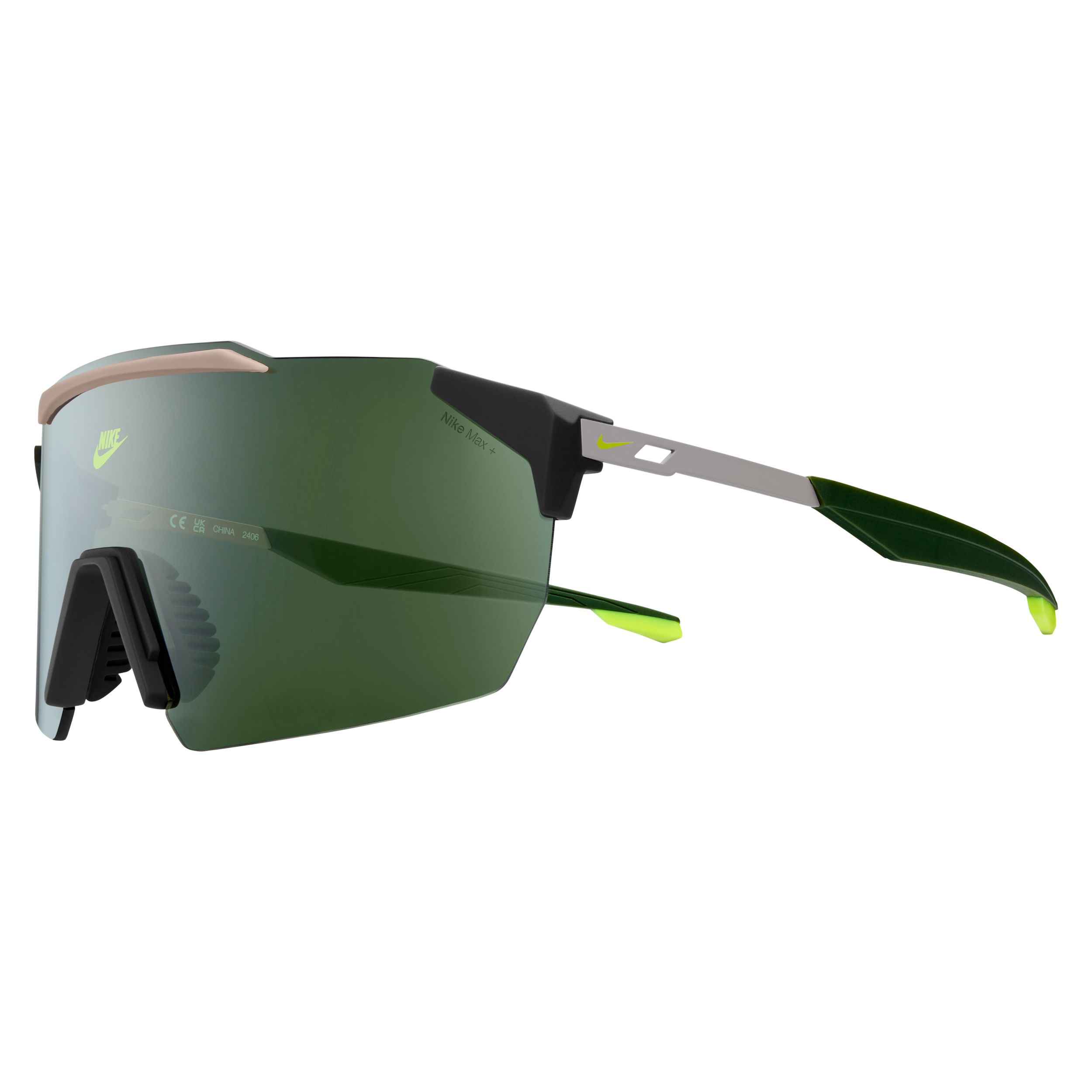 Thumbnail - Nike Limitless Shield Sonnenbrille - Grün