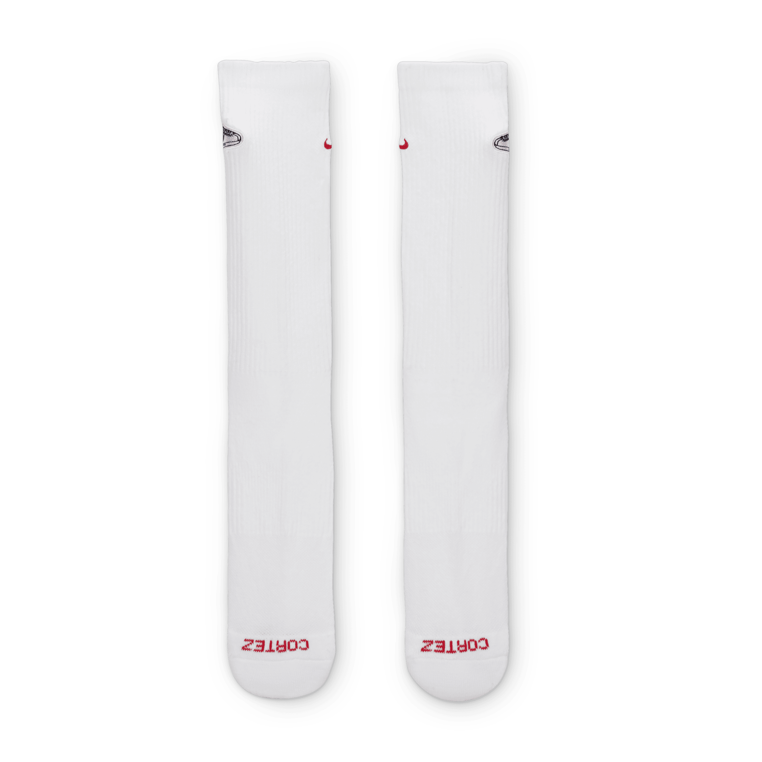 Thumbnail - Nike Everyday Cushioned Crew-Socken (1 Paar) - Weiß