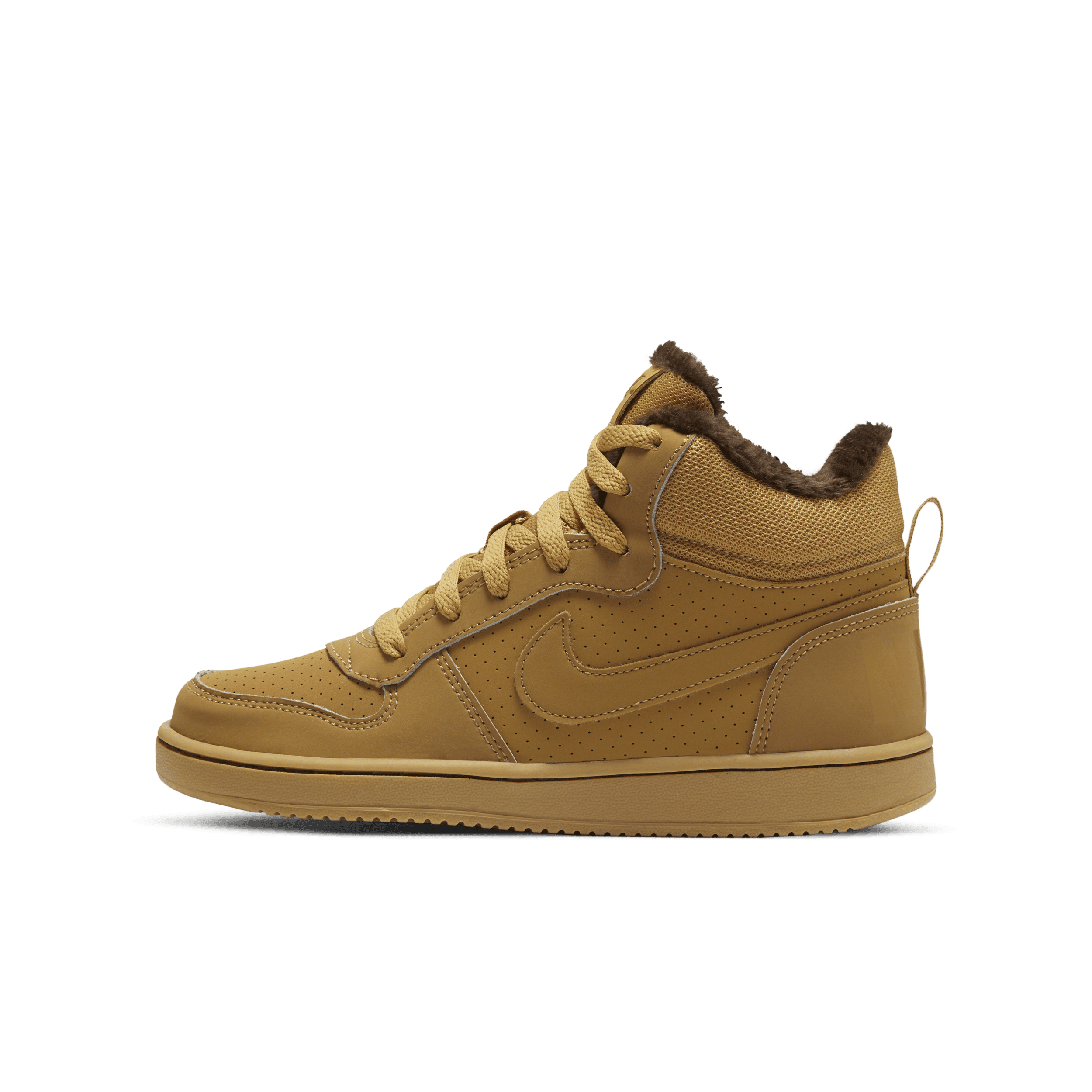 Nike Court Borough kindersneaker geel