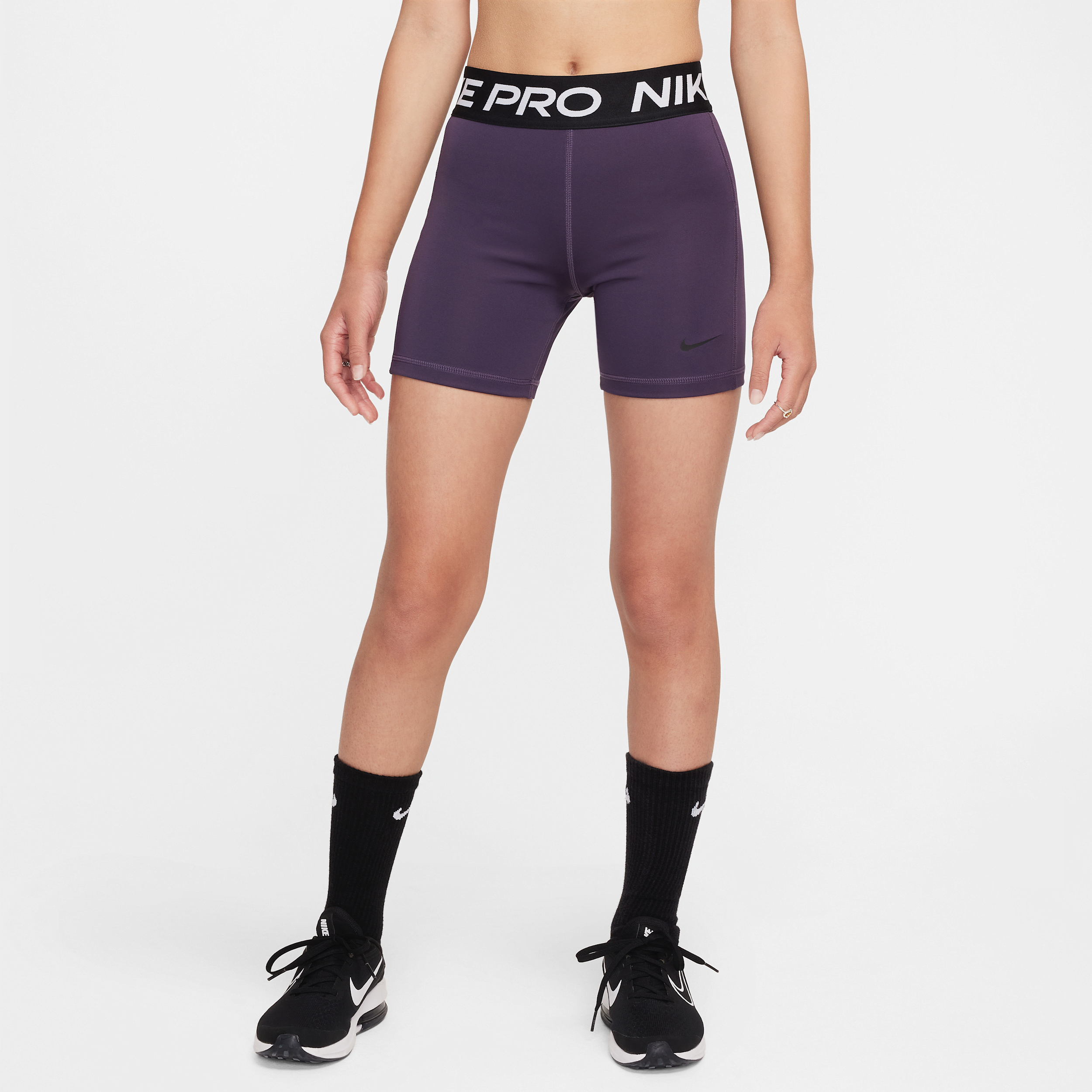 Short Dri-FIT Nike Pro pour protéger des fuites pour fille - Pourpre