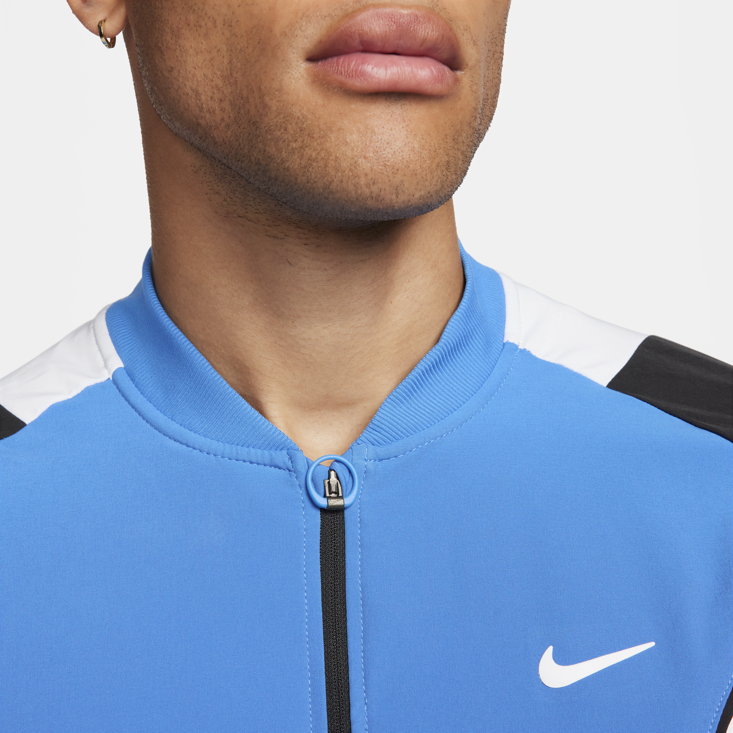 Nike Court Advantage Dri-FIT Tennisjack voor heren Blauw