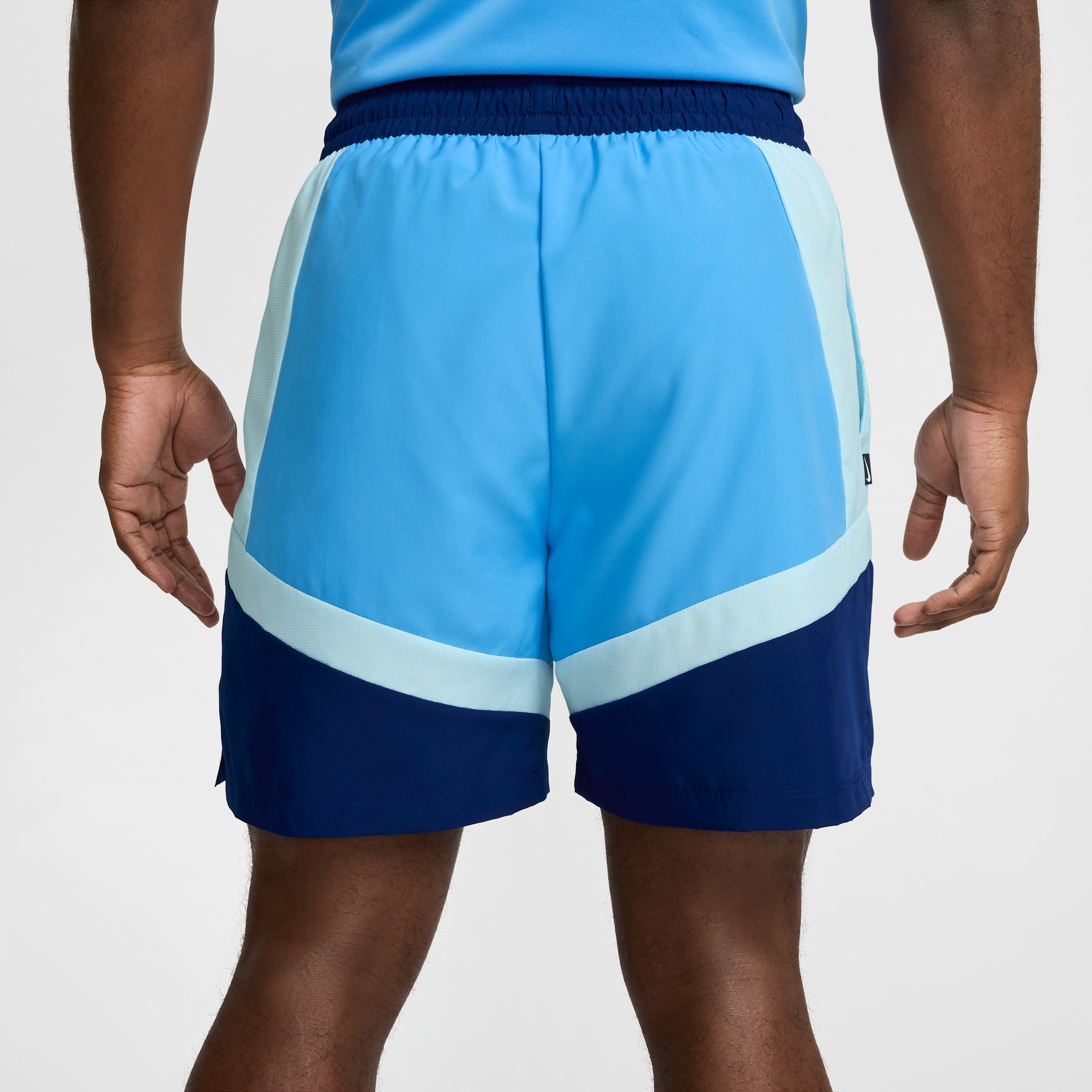 Short de basket tissé Nike Icon 15 cm pour homme - Bleu