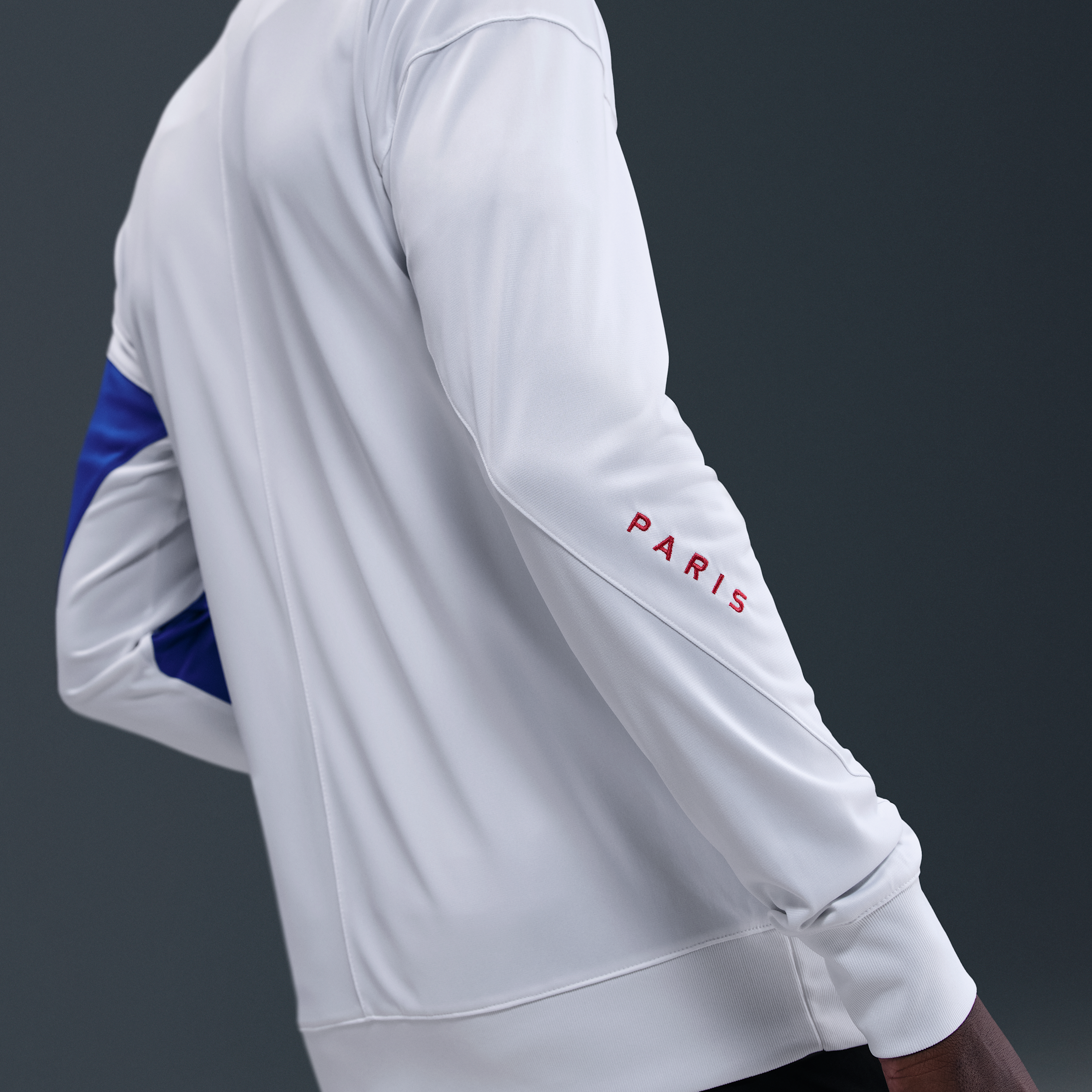 Thumbnail - Paris Saint-Germain Strike Third Nike Dri-FIT Total 90 Fußball-Trainingsanzug aus Strickmaterial (Herren) - Weiß