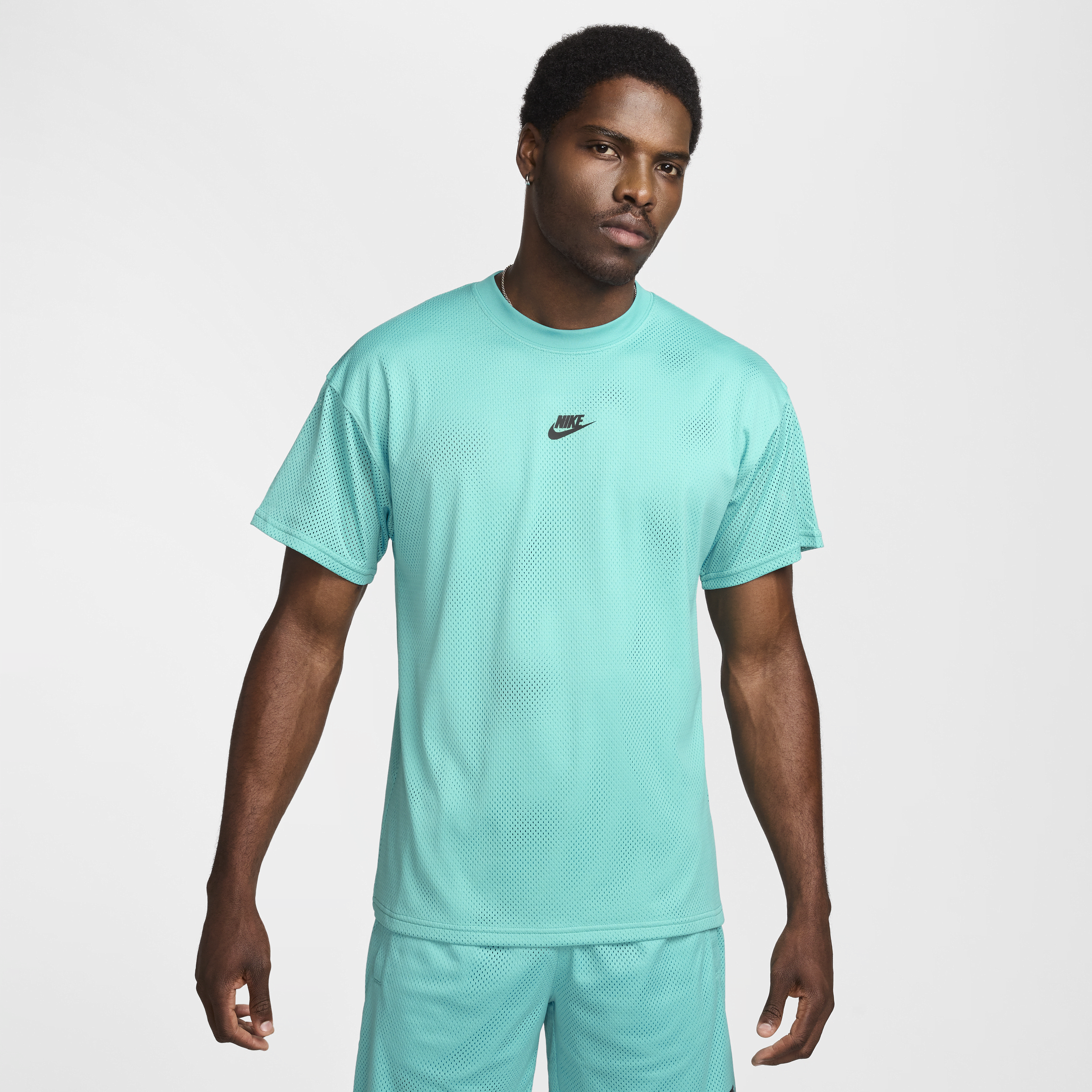Nike Sportswear Max90 mesh T-shirt met Dri-FIT voor heren Groen