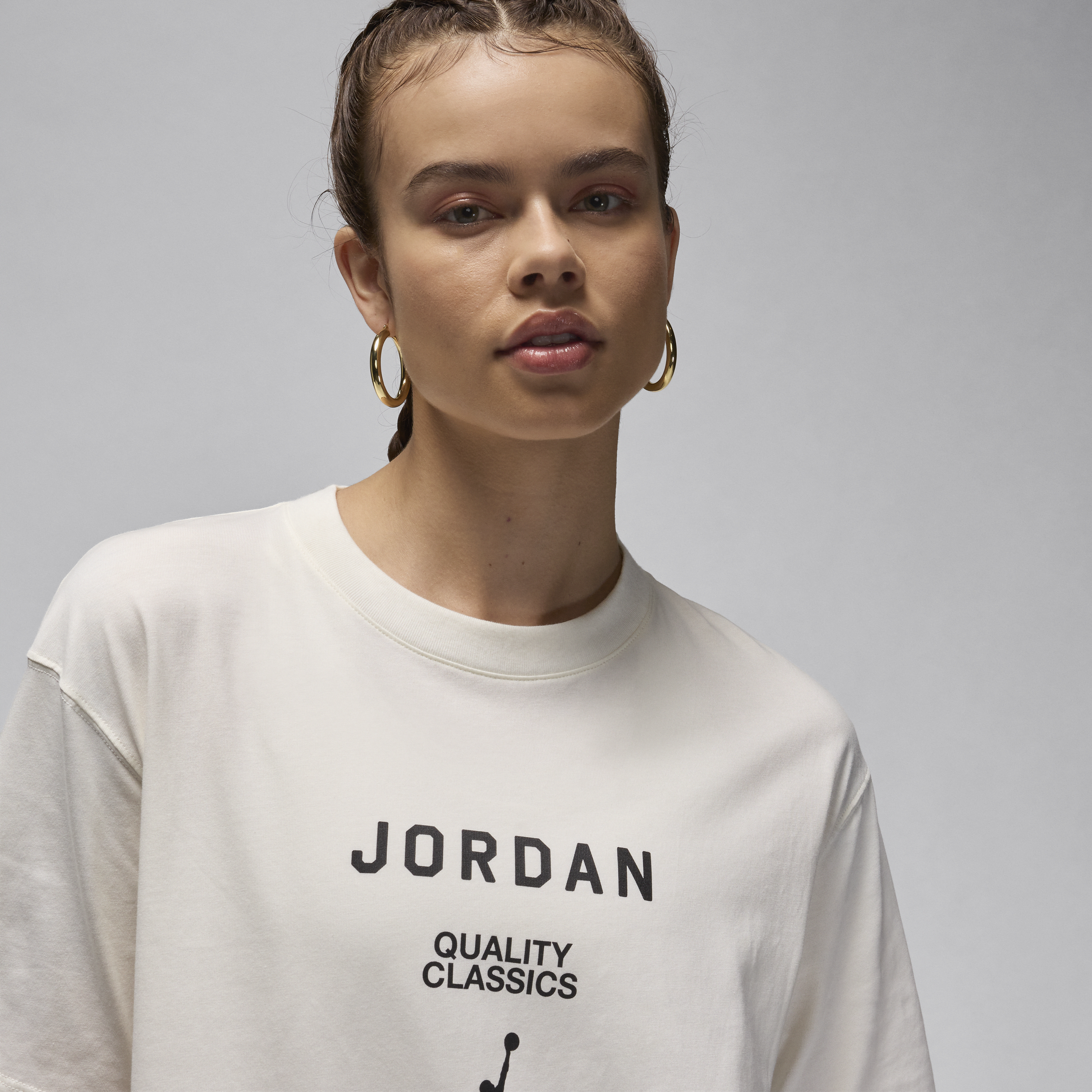 Jordan girlfriend T-shirt voor dames Wit