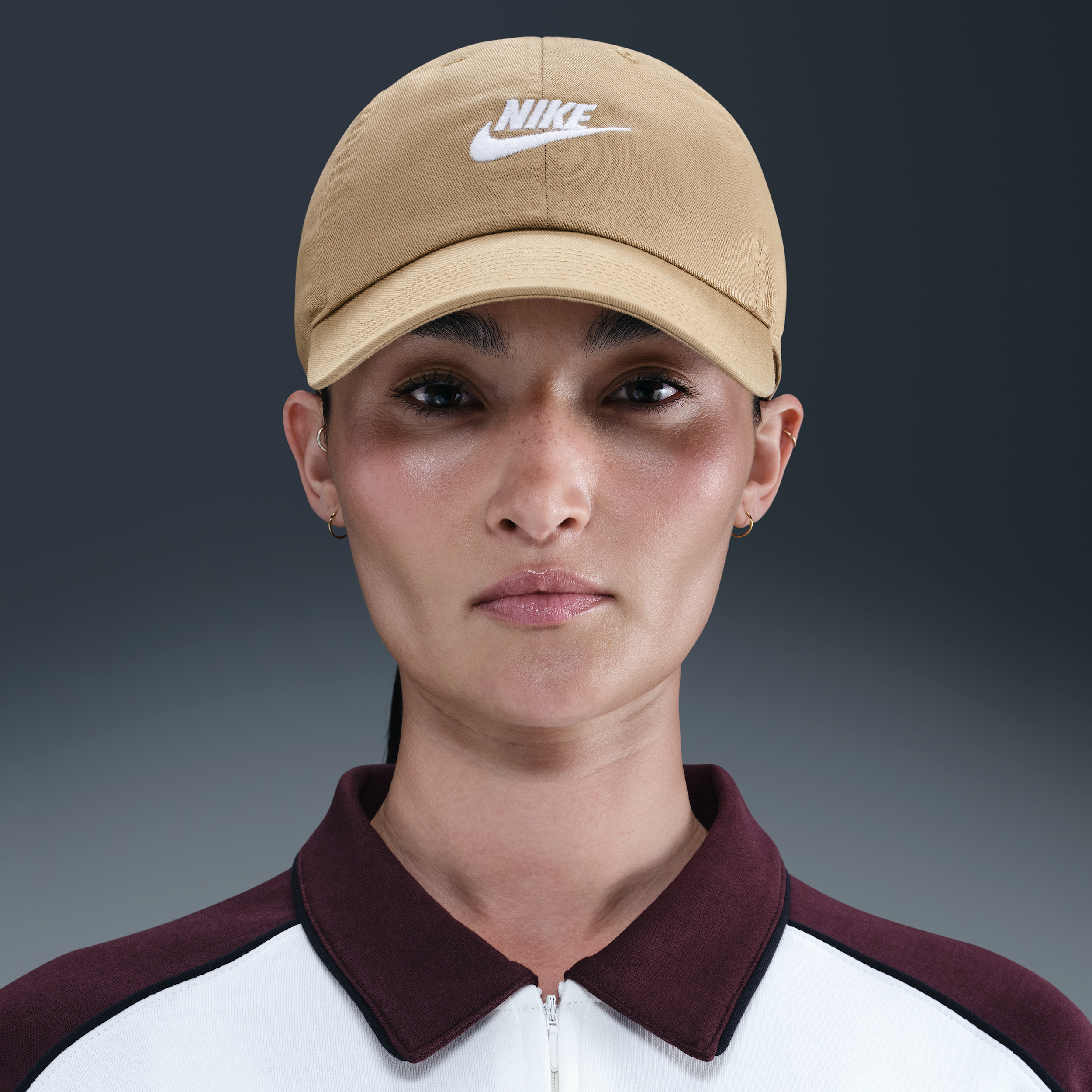 Thumbnail - Nike Club unstrukturierte Futura Wash-Cap - Braun