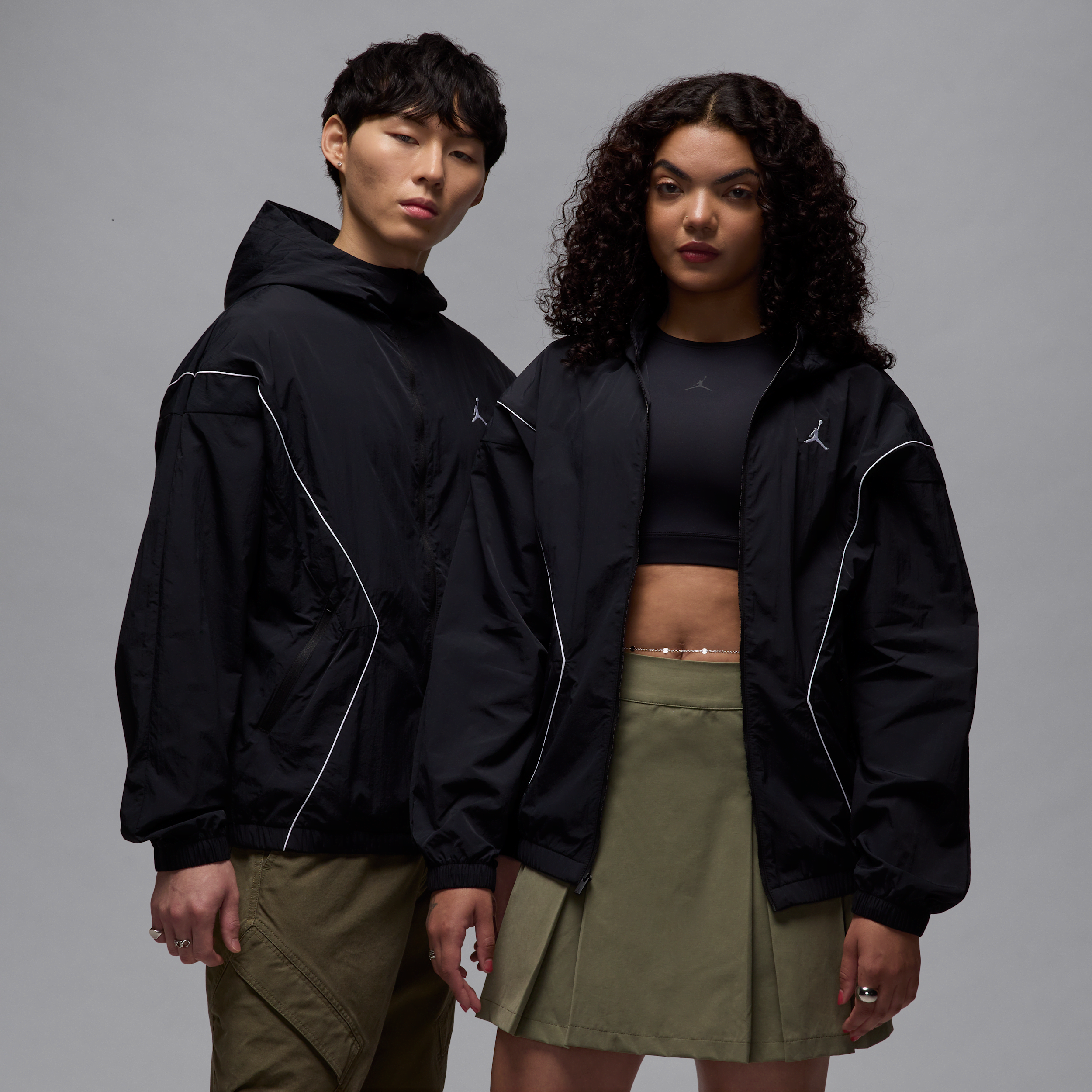 Nike Jordan Mens Lightweight Draft Jacket - Black - Nylon