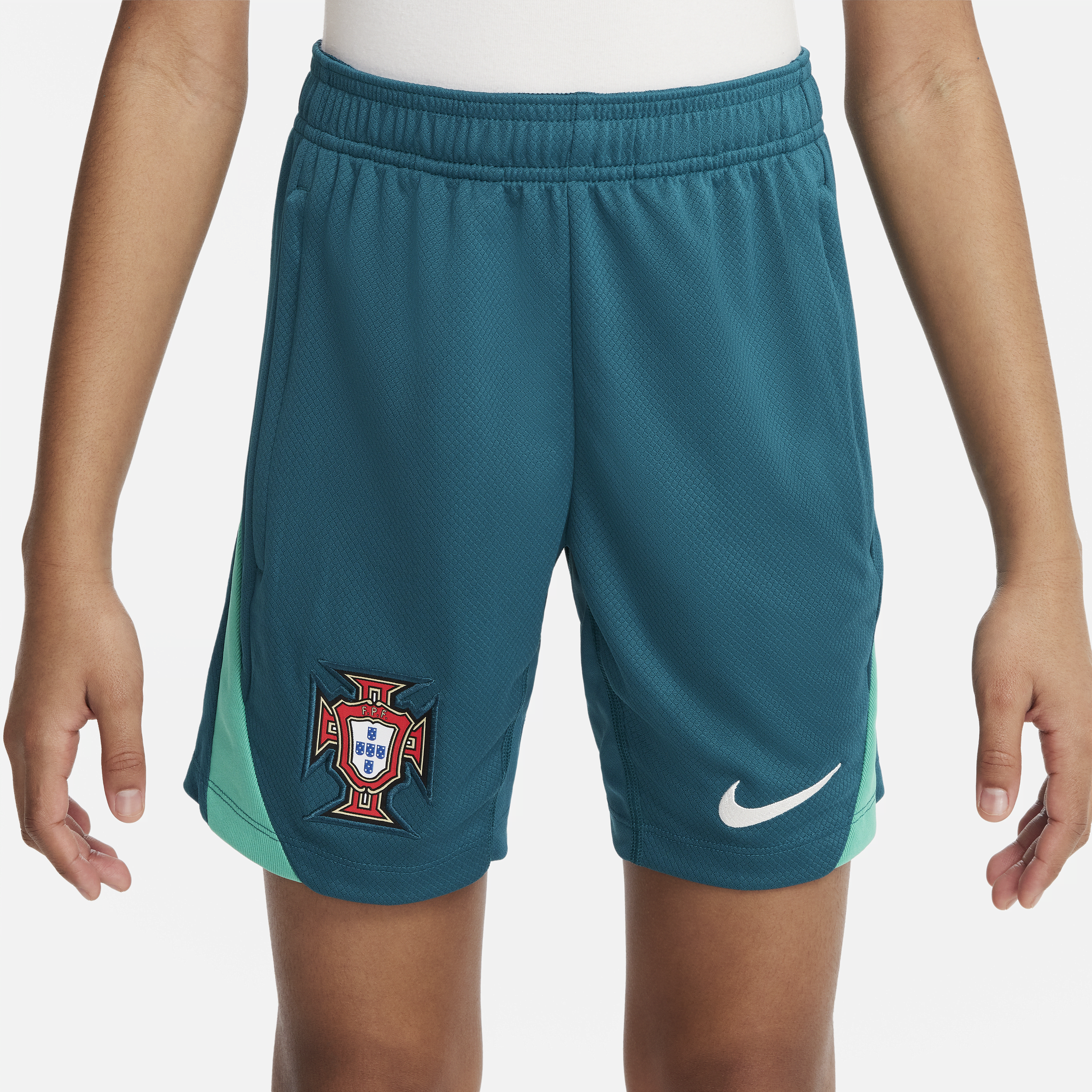 Nike Portugal Strike Dri-FIT knit voetbalshorts voor kids Groen