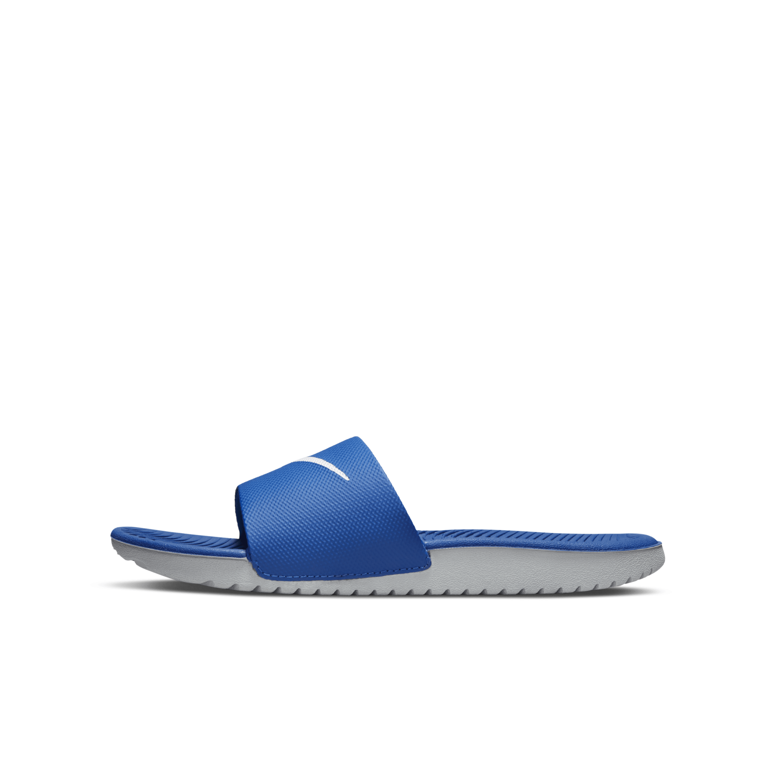 Claquette Nike Kawa pour enfant/ado - Bleu