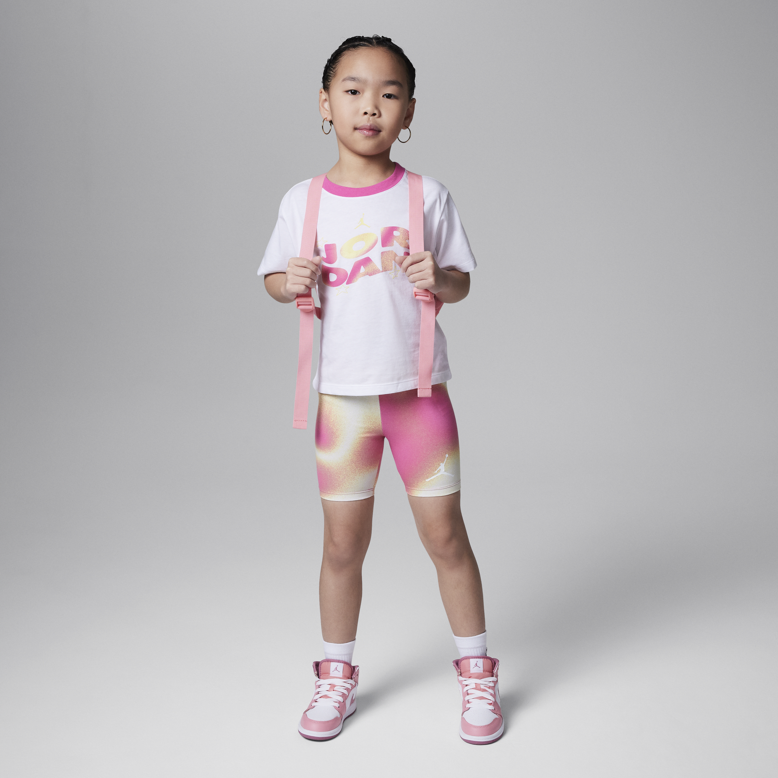 Jordan Lemonade Stand set van shorts voor kleuters Roze