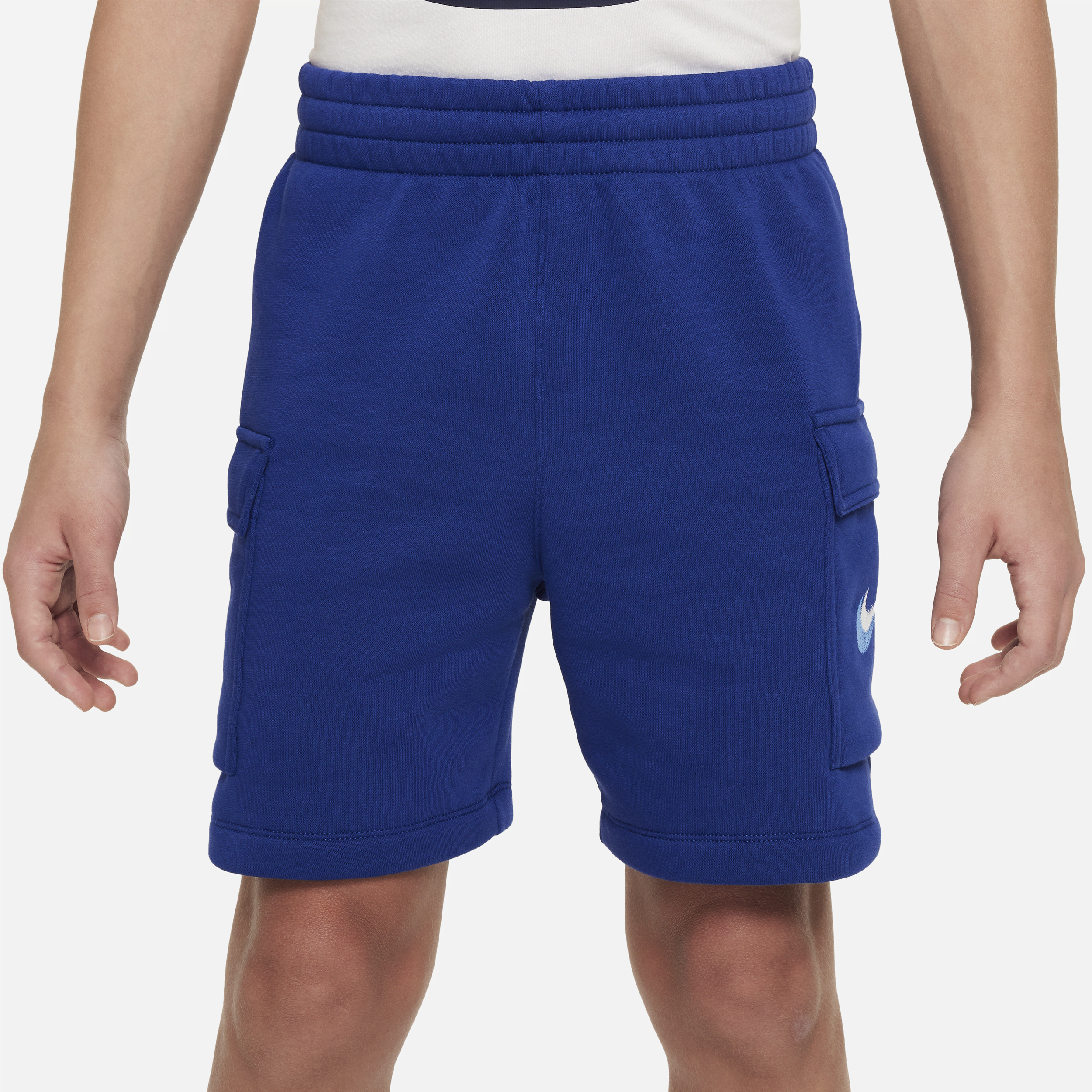 Nike Sportswear Standard Issue fleeceshorts voor jongens Blauw