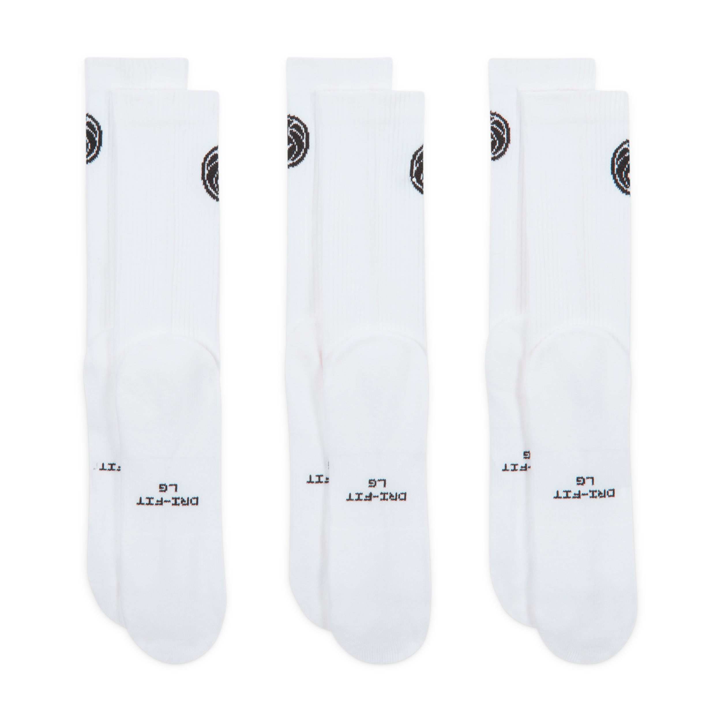 Thumbnail - Nike Everyday Elevated Crew-Socken (3 Paar) - Weiß