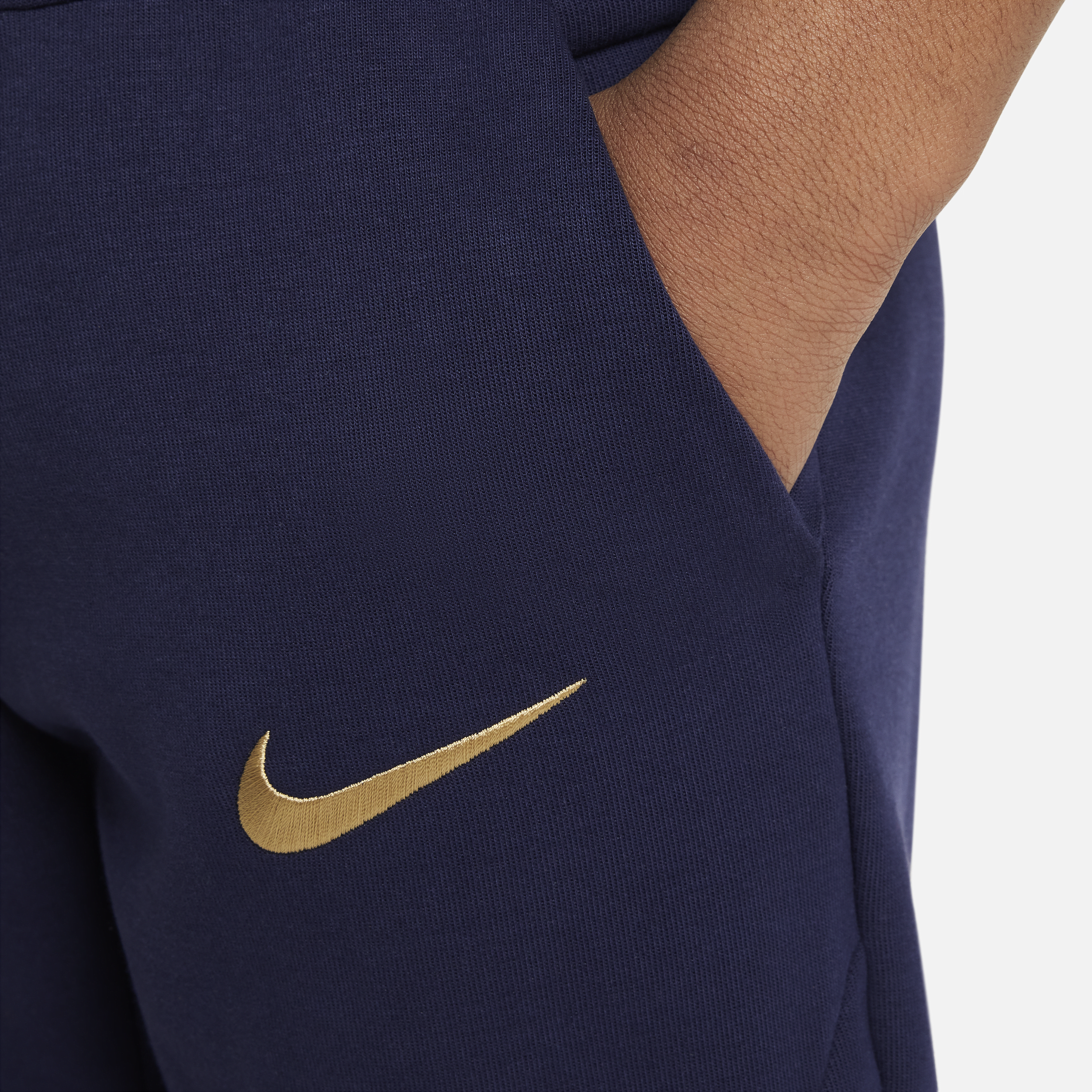 Nike FFF Tech Fleece voetbalbroek voor jongens Blauw