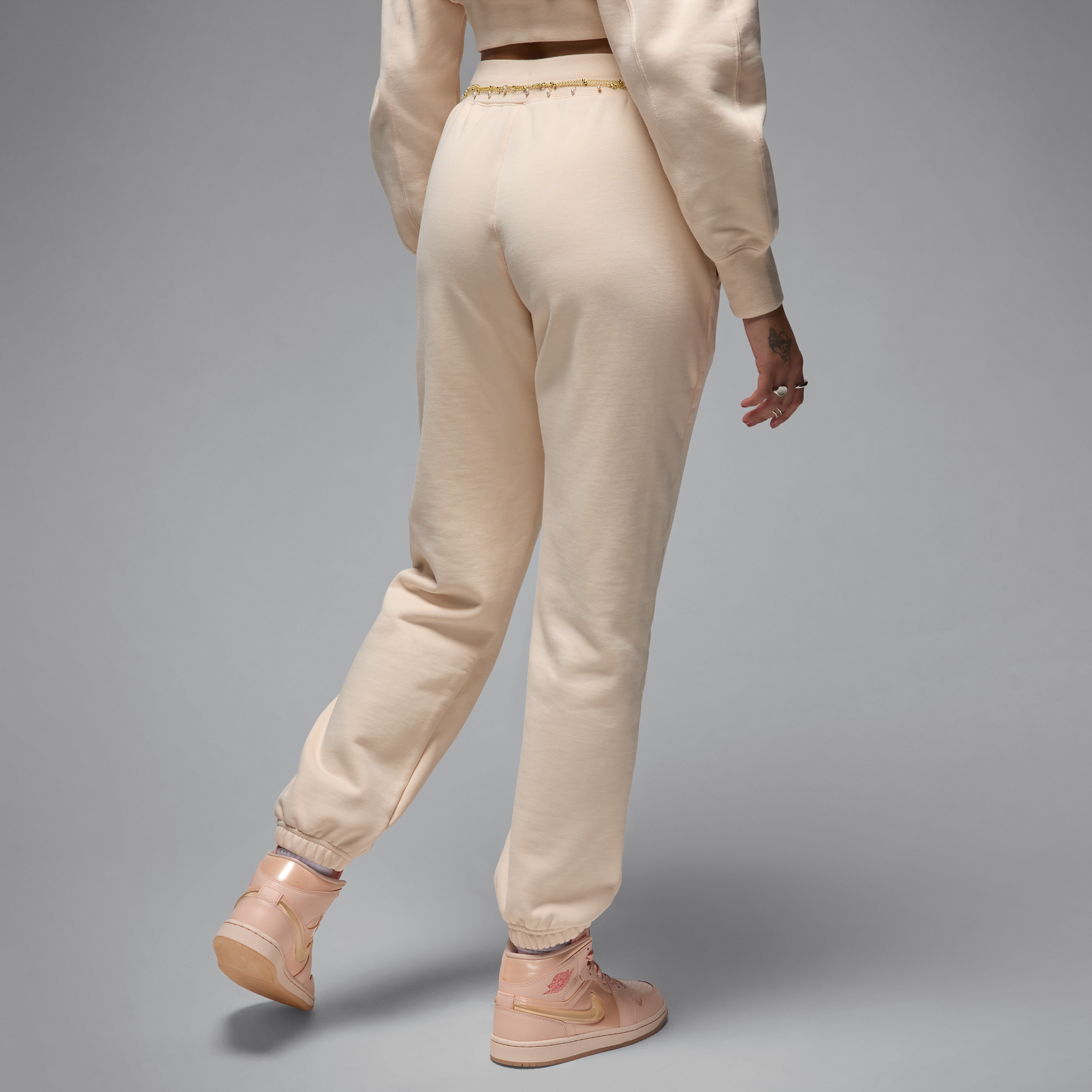 Pantalon Jordan Flight Fleece pour femme - Marron