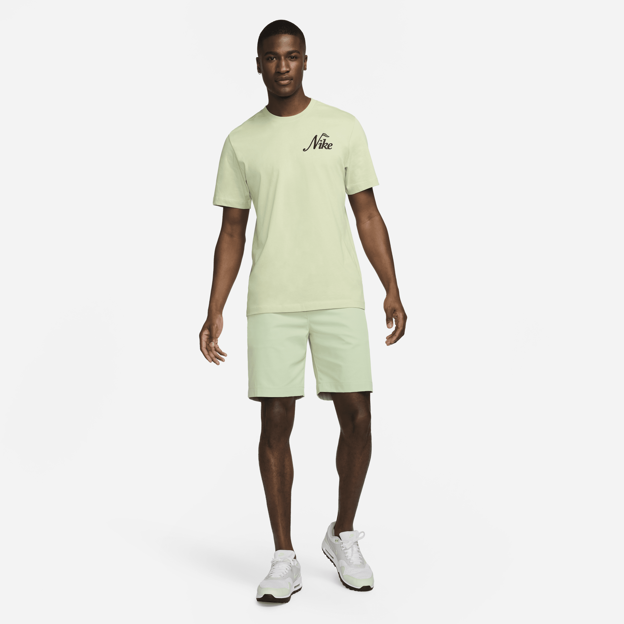 Nike Golfshirt voor heren Groen