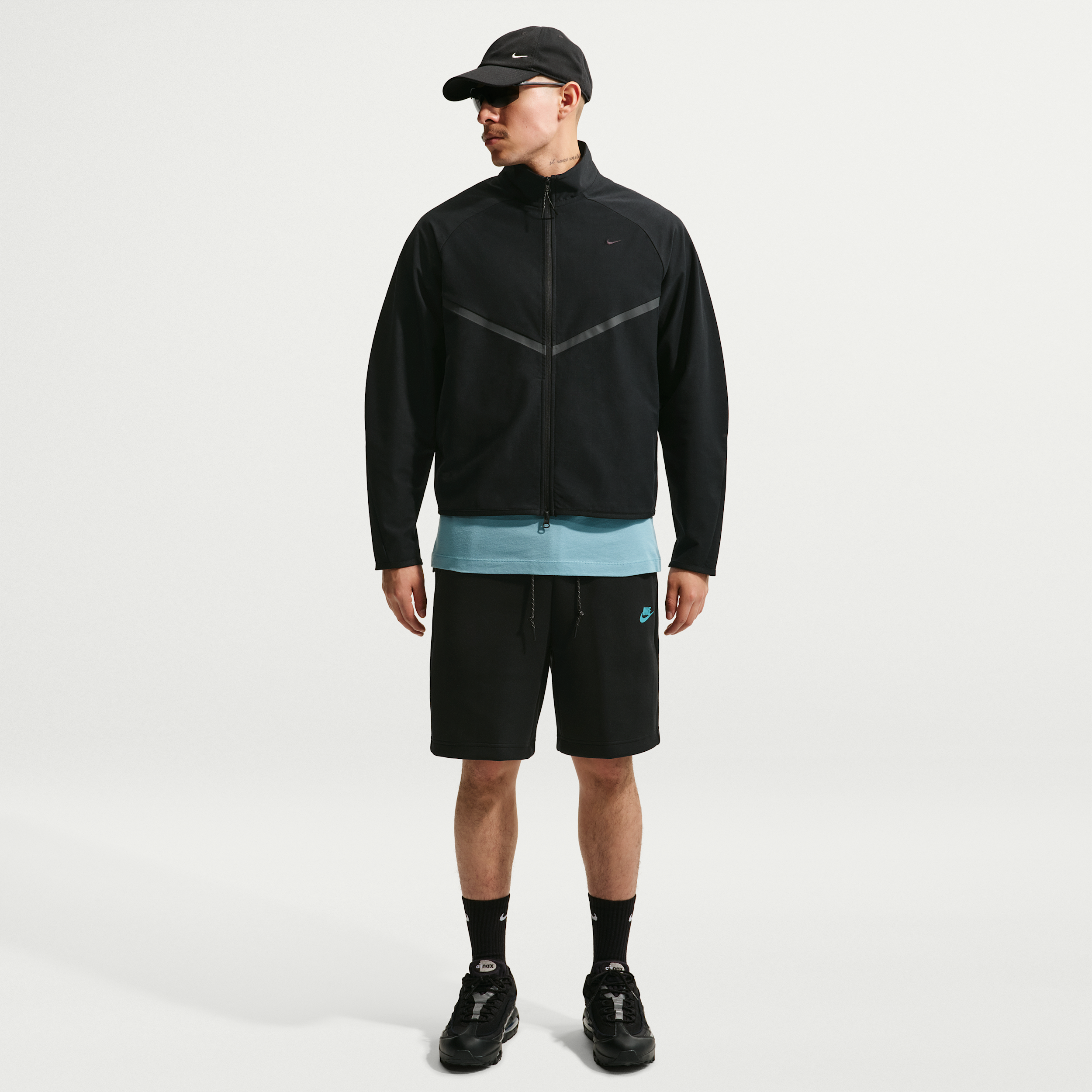 Shorts in fleece Nike Tech – Uomo - Nero