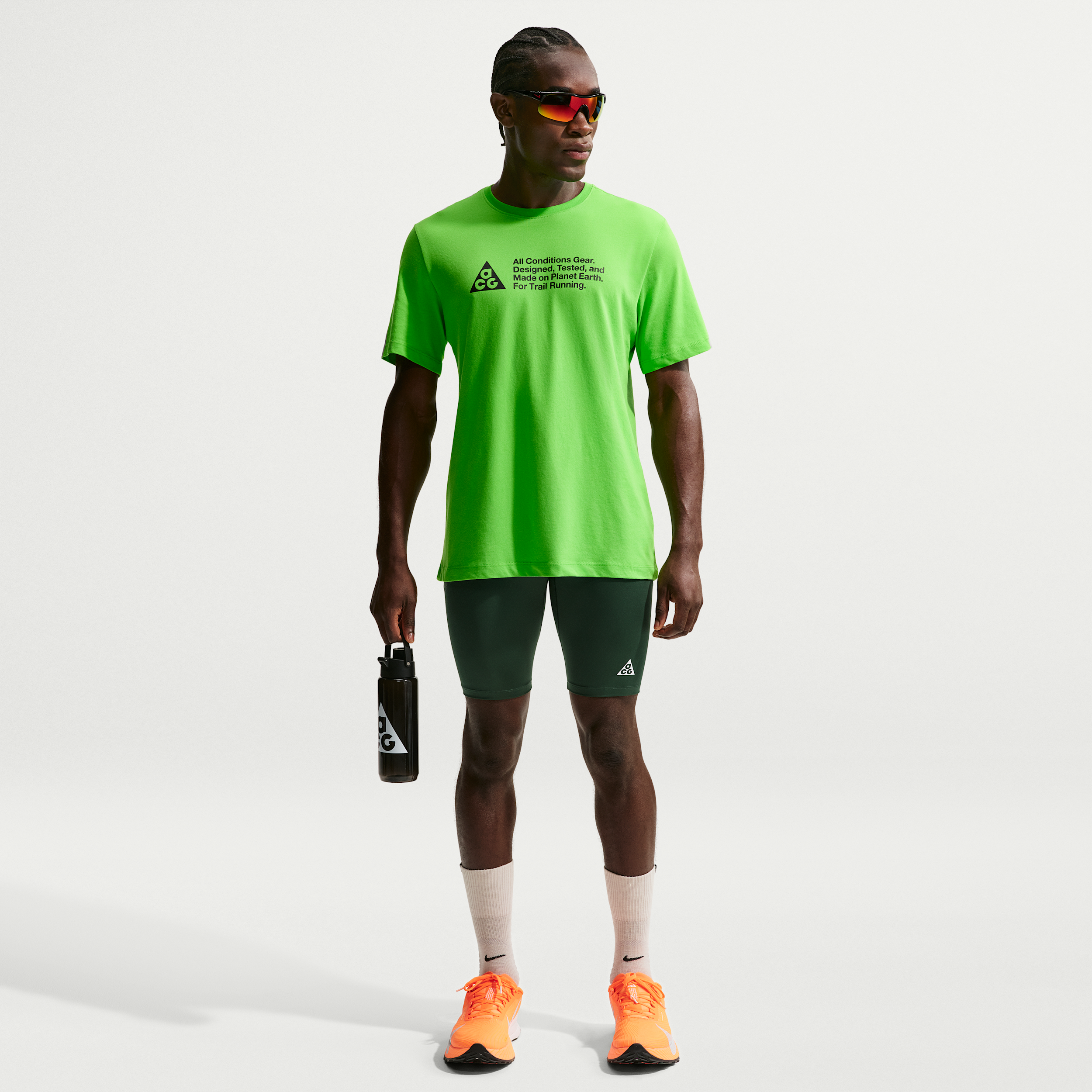 Tights da trail running a metà lunghezza Dri-FIT ADV Nike ACG "Lava Loops" – Uomo - Verde