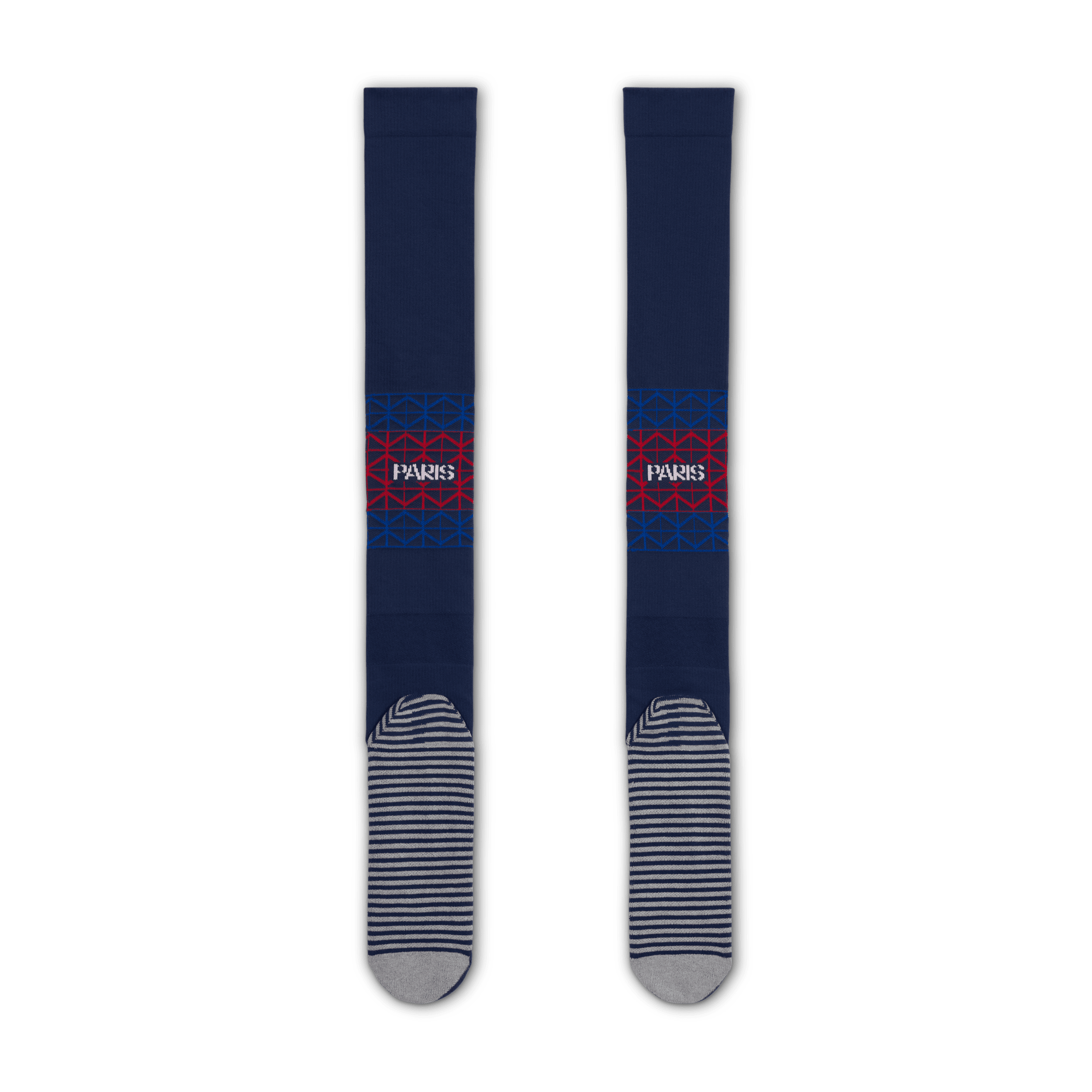 Thumbnail - Paris Saint-Germain Strike Home Nike Dri-FIT kniehohe Fußballsocken - Blau
