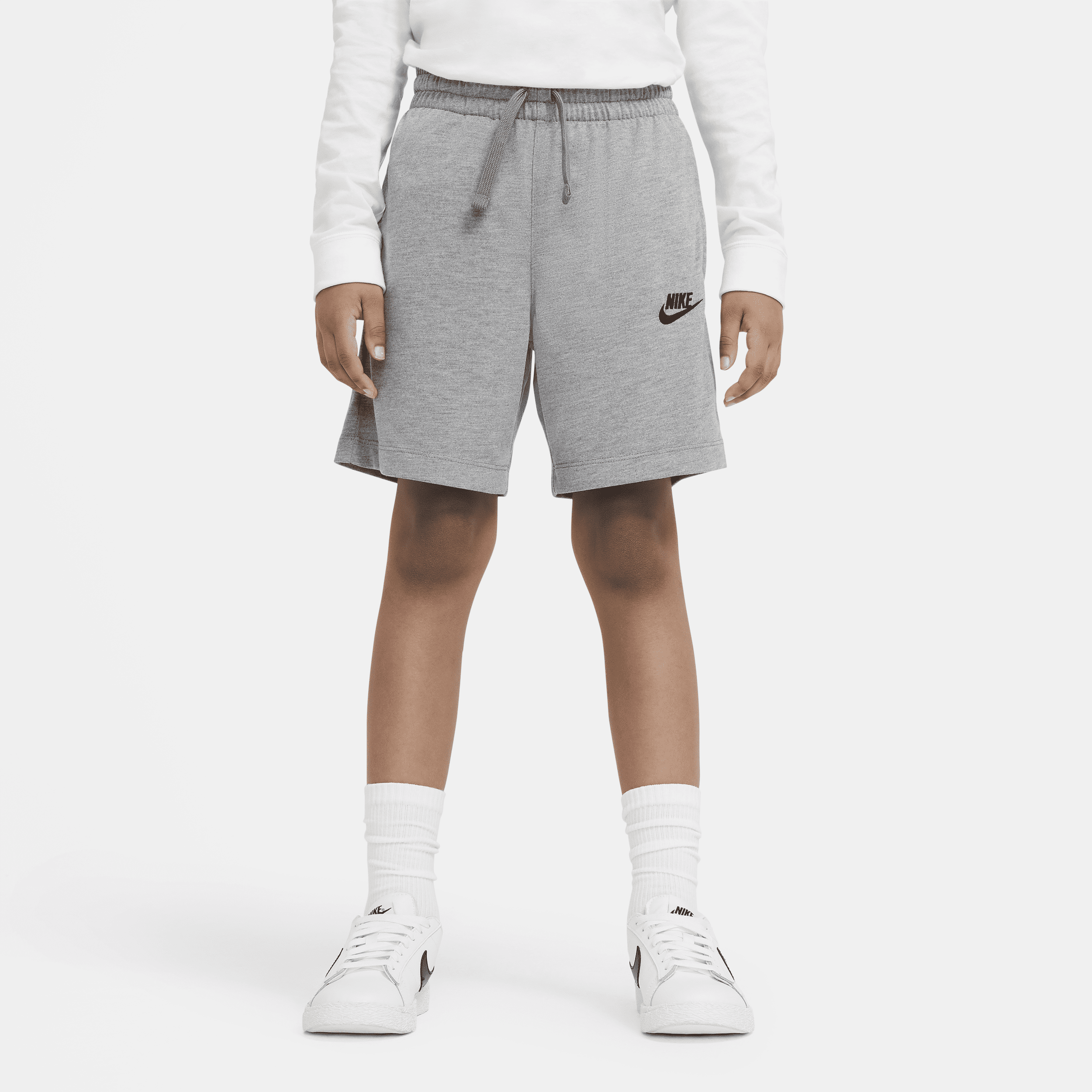 Nike Jersey Shorts Til Store Barn (Gutt) - Grå