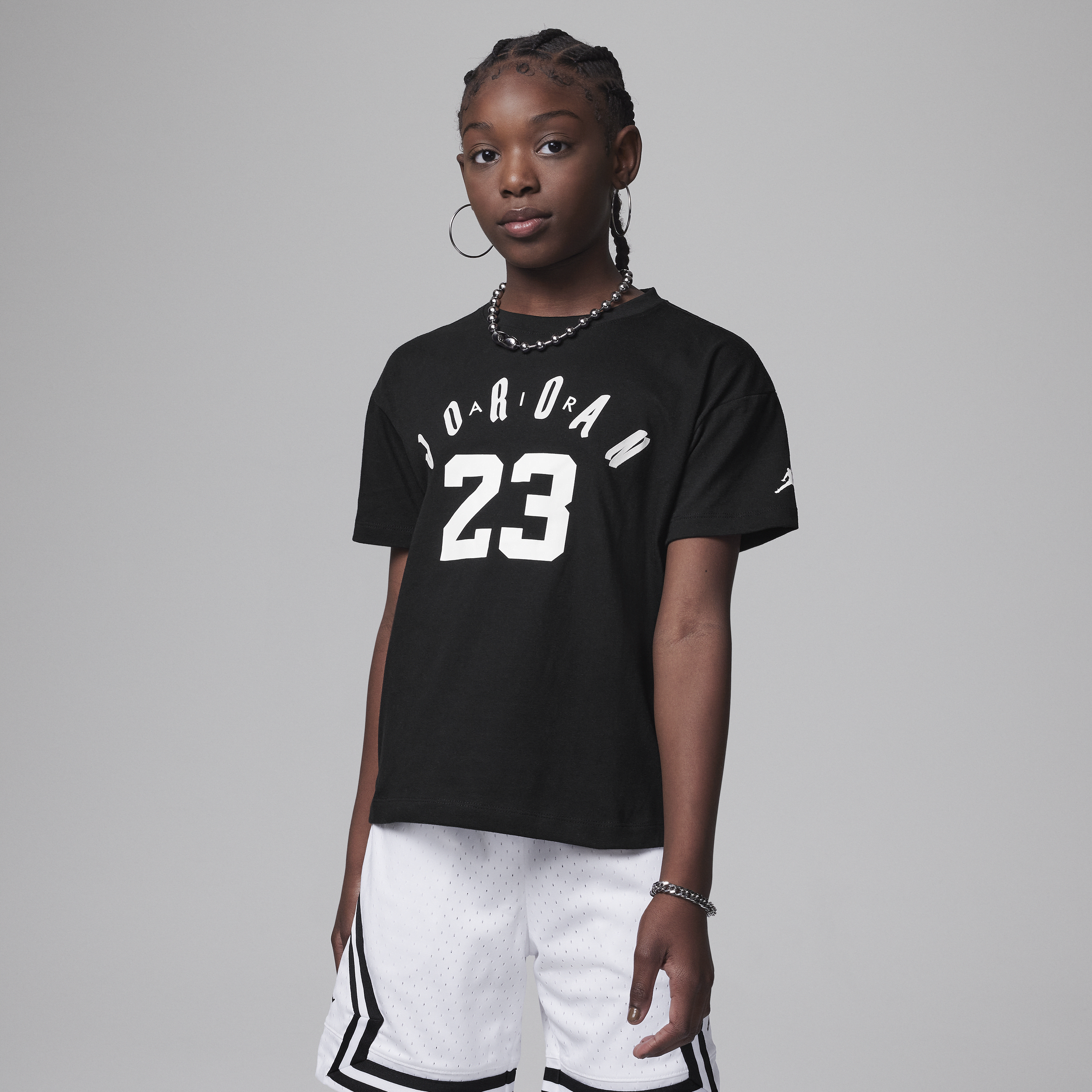 Jordan 23 Soft Touch Tee T-shirt voor kids Zwart