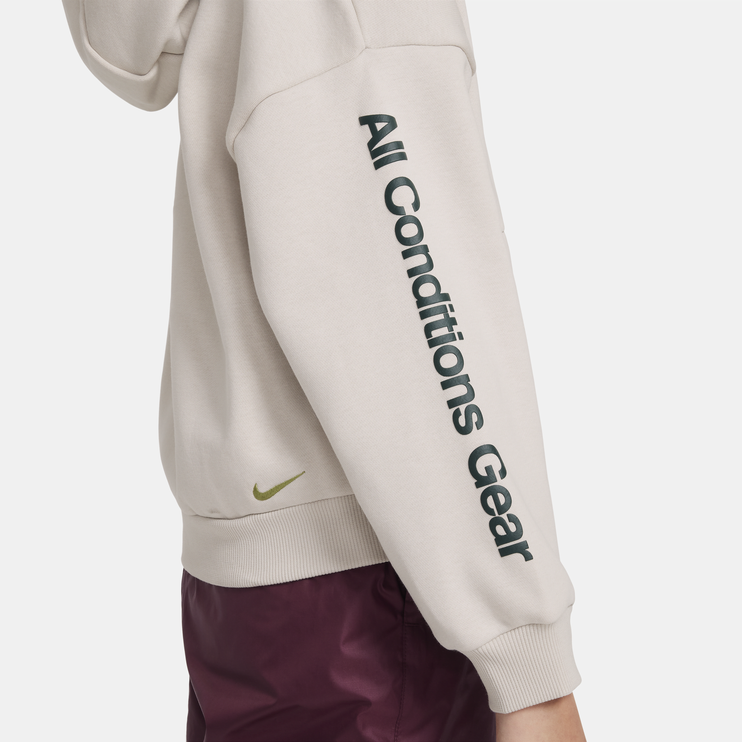 Nike ACG Icon Fleece hoodie voor kids Bruin