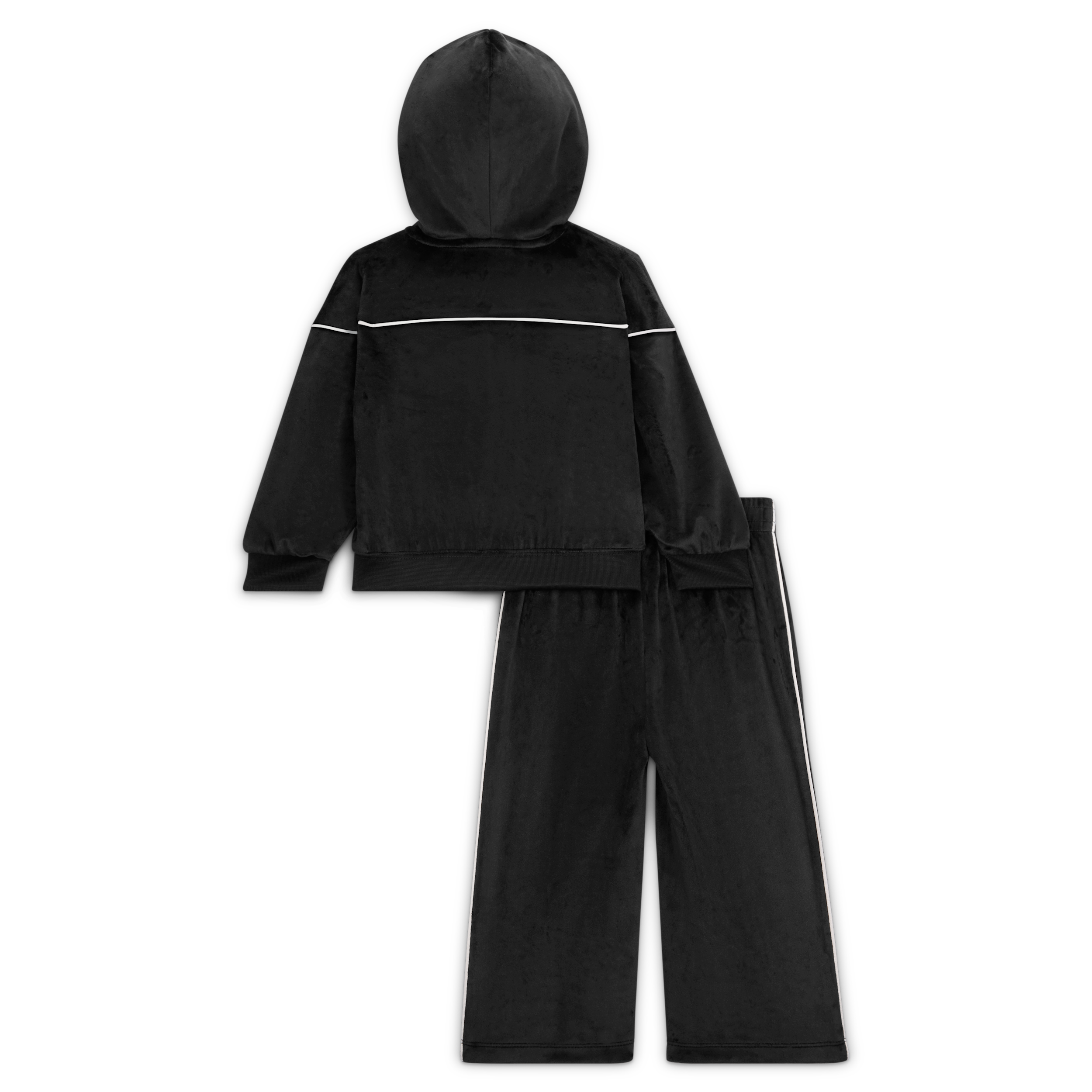 Thumbnail - Jordan Mountainside 2-teiliges Velours-Set (Babys, 12–24 M) - Schwarz