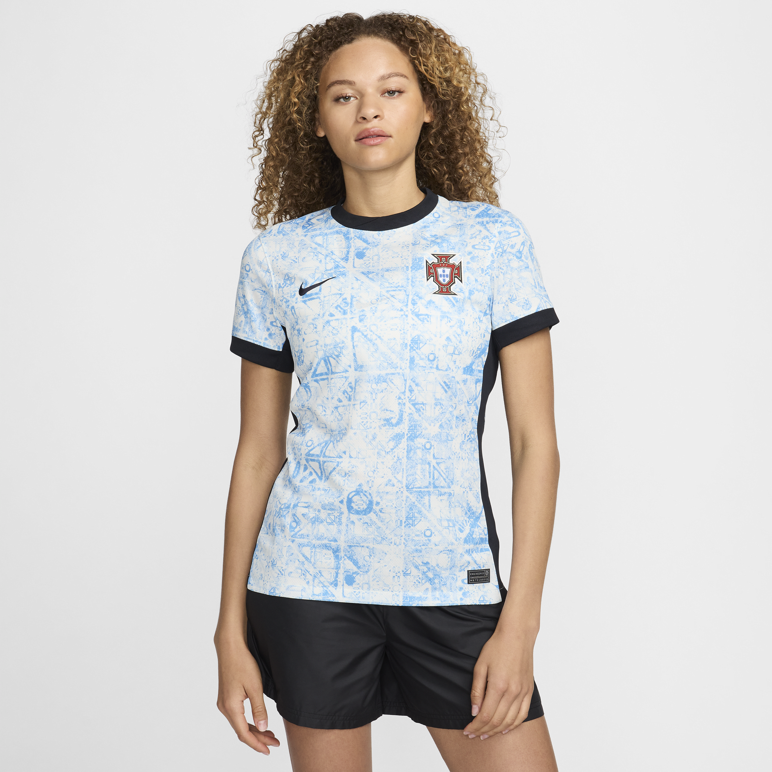 Nike Portugal (herenelftal) 2024 25 Stadium Uit Dri-FIT replica voetbalshirt voor dames Bruin