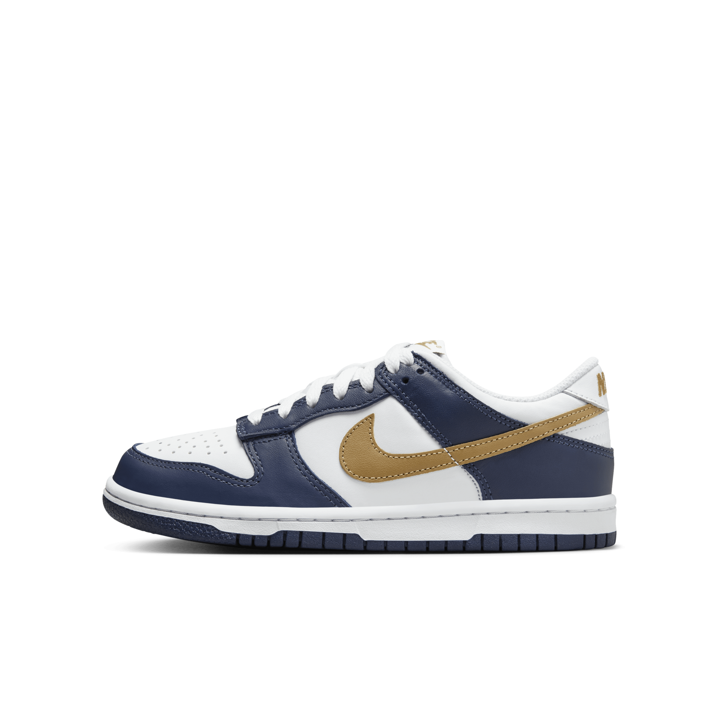 Chaussure Nike Dunk Low pour ado - Blanc