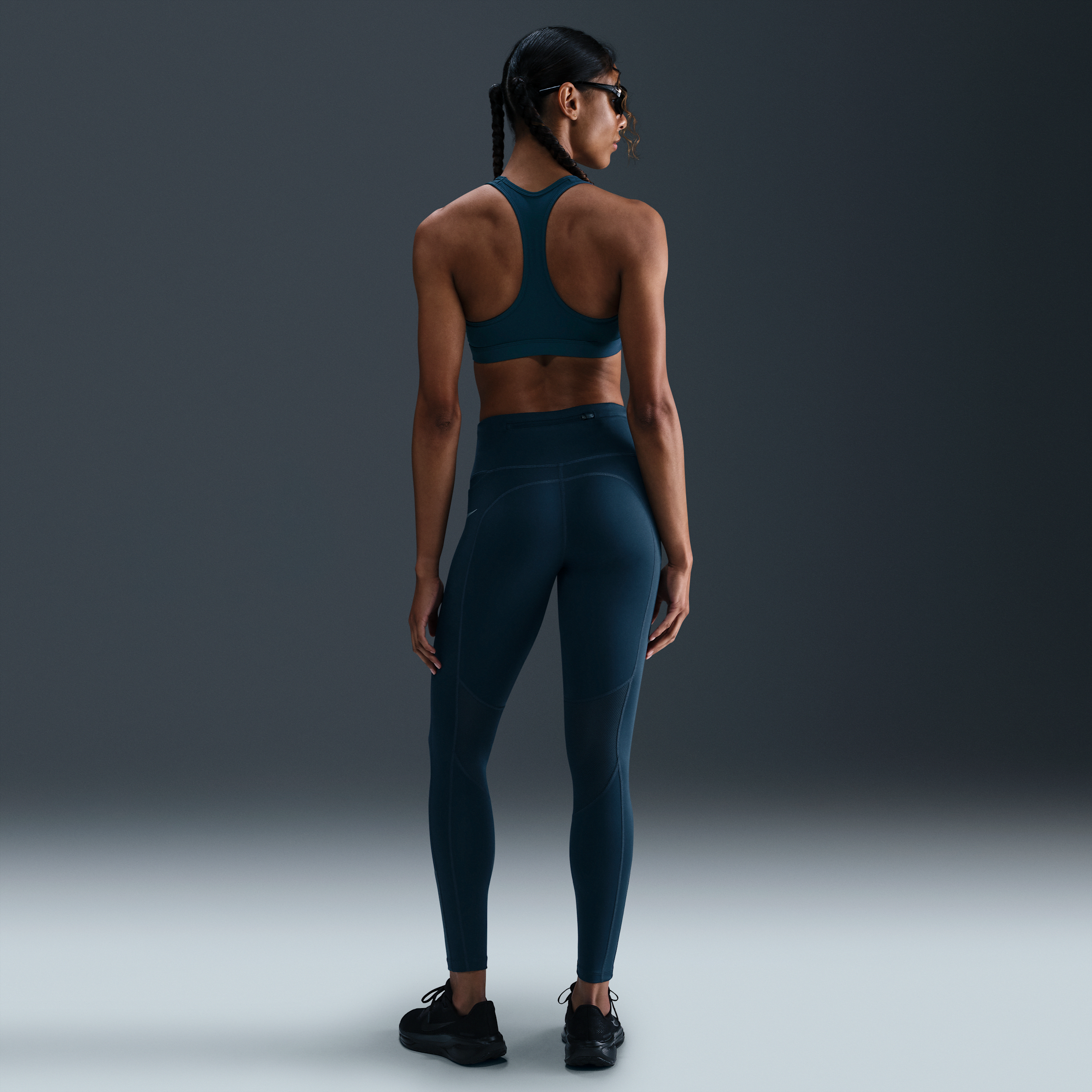 Legging de running taille mi-haute à poches Nike Epic Fast pour Femme - Bleu