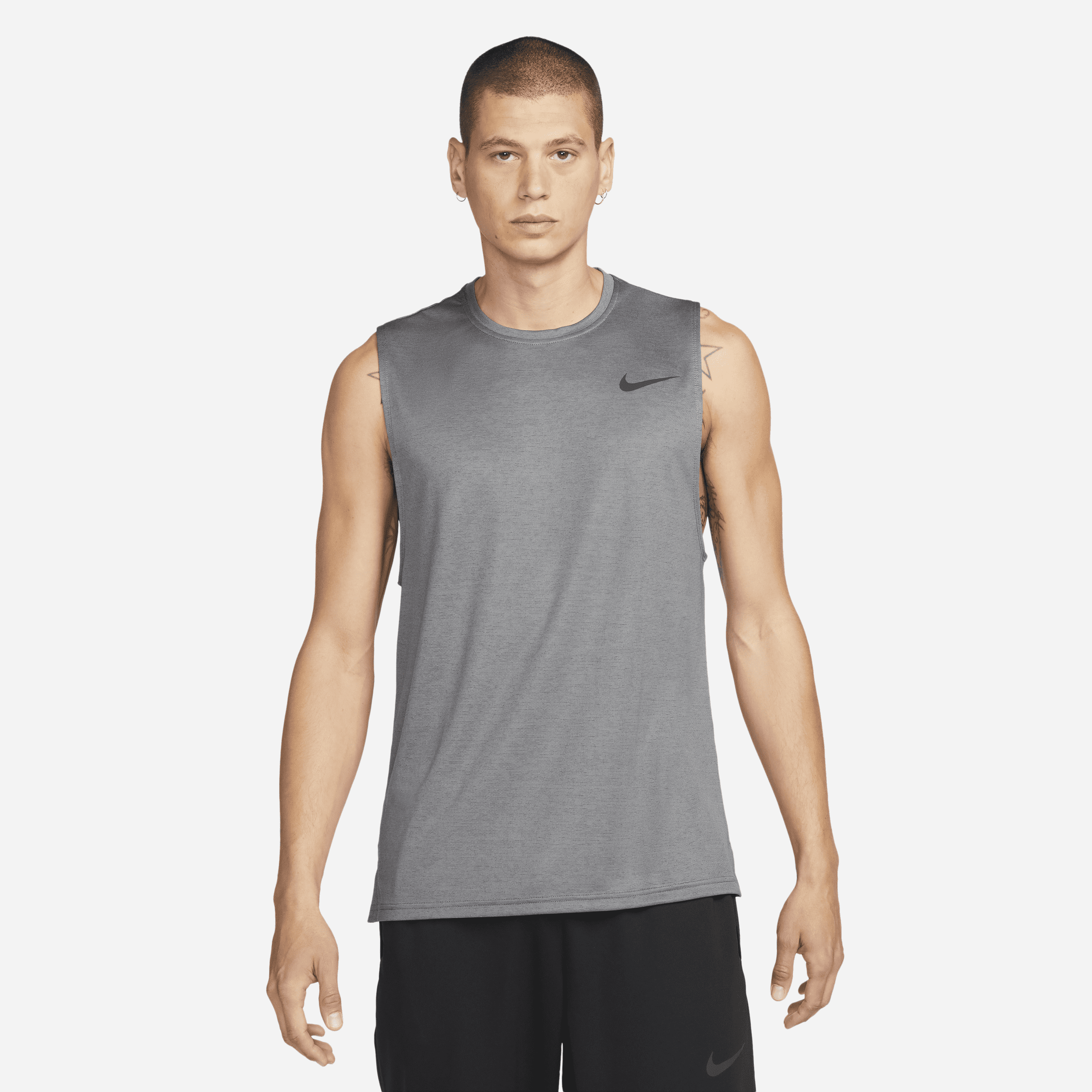 Męska koszulka treningowa bez rękawów Nike Dri-FIT Superset - Szary