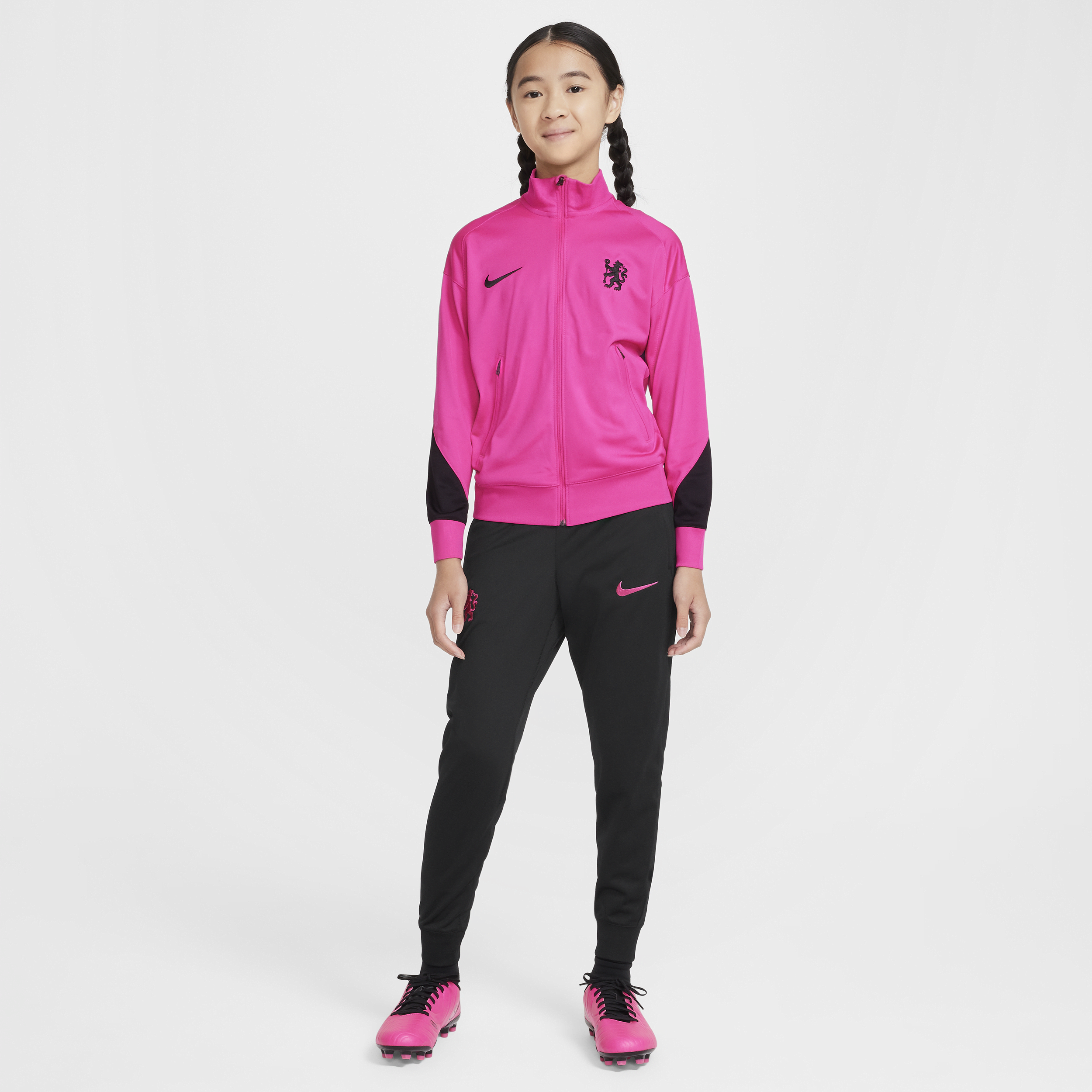 3e survêtement de foot en maille Nike Dri-FIT Chelsea FC Strike pour ado - Rose
