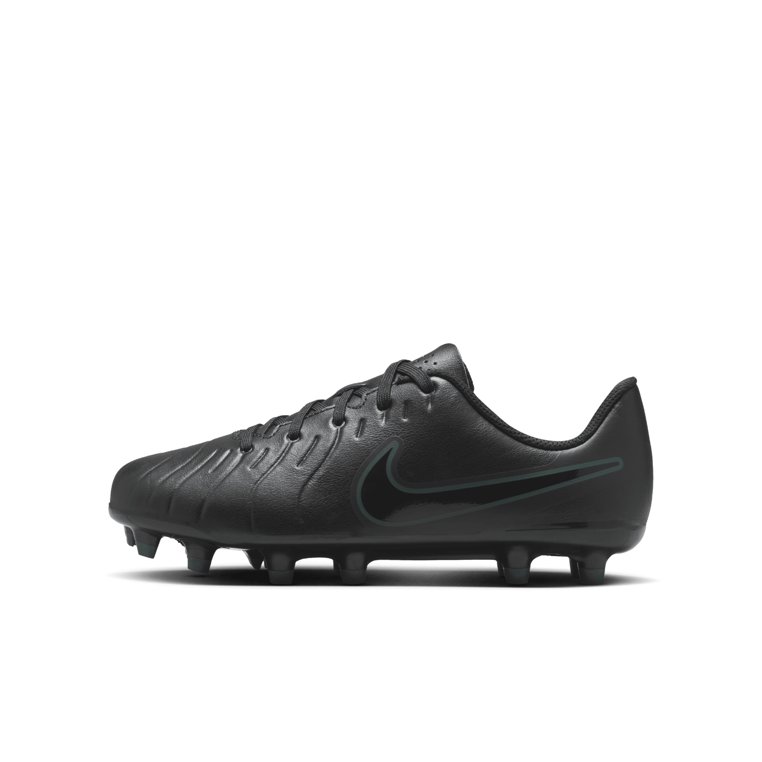 Chaussure de foot basse à crampons multi-surfaces Nike Jr. Tiempo Legend 10 Club pour enfant/ado - Noir