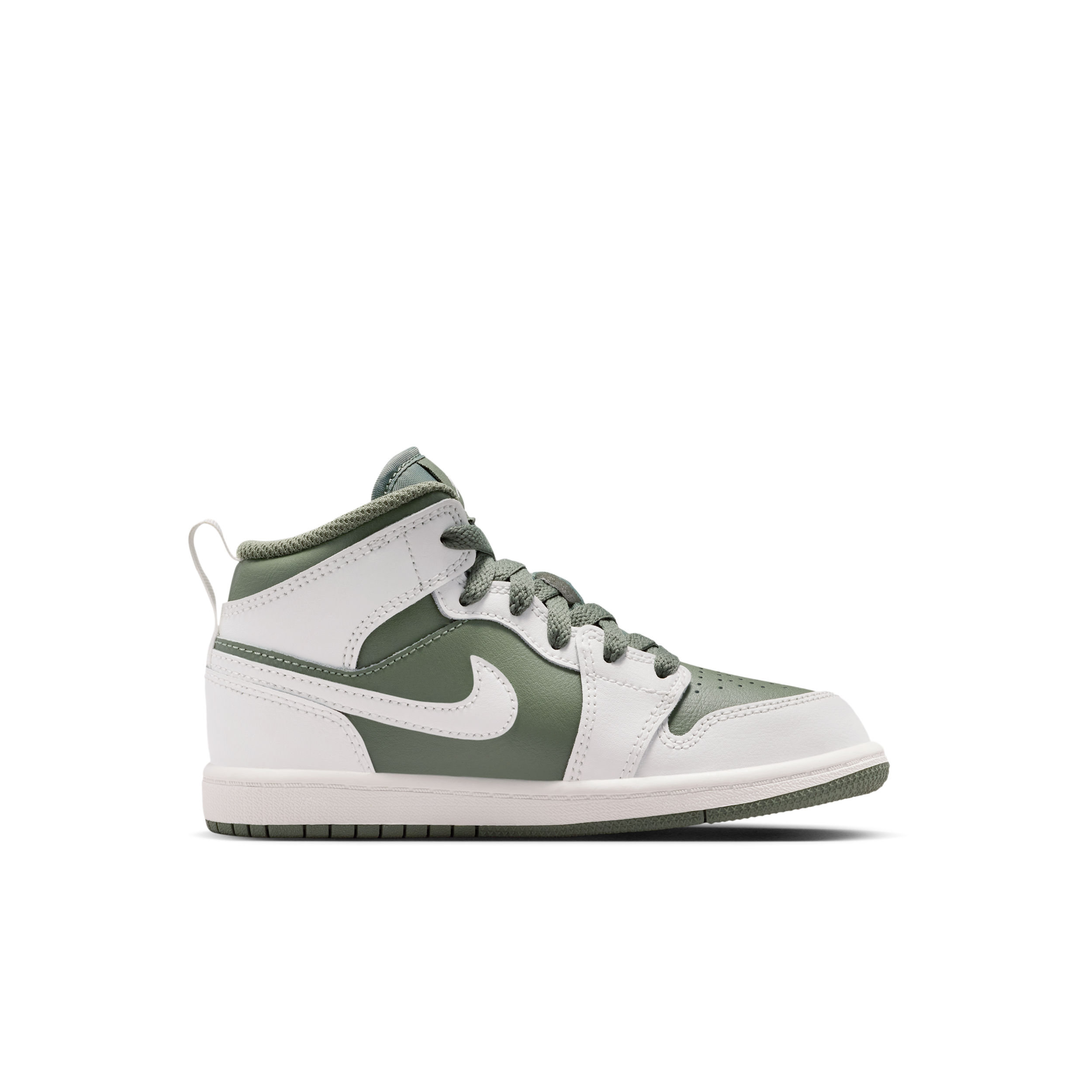 Jordan 1 Mid-sko til mindre børn - hvid - DQ8424-107
