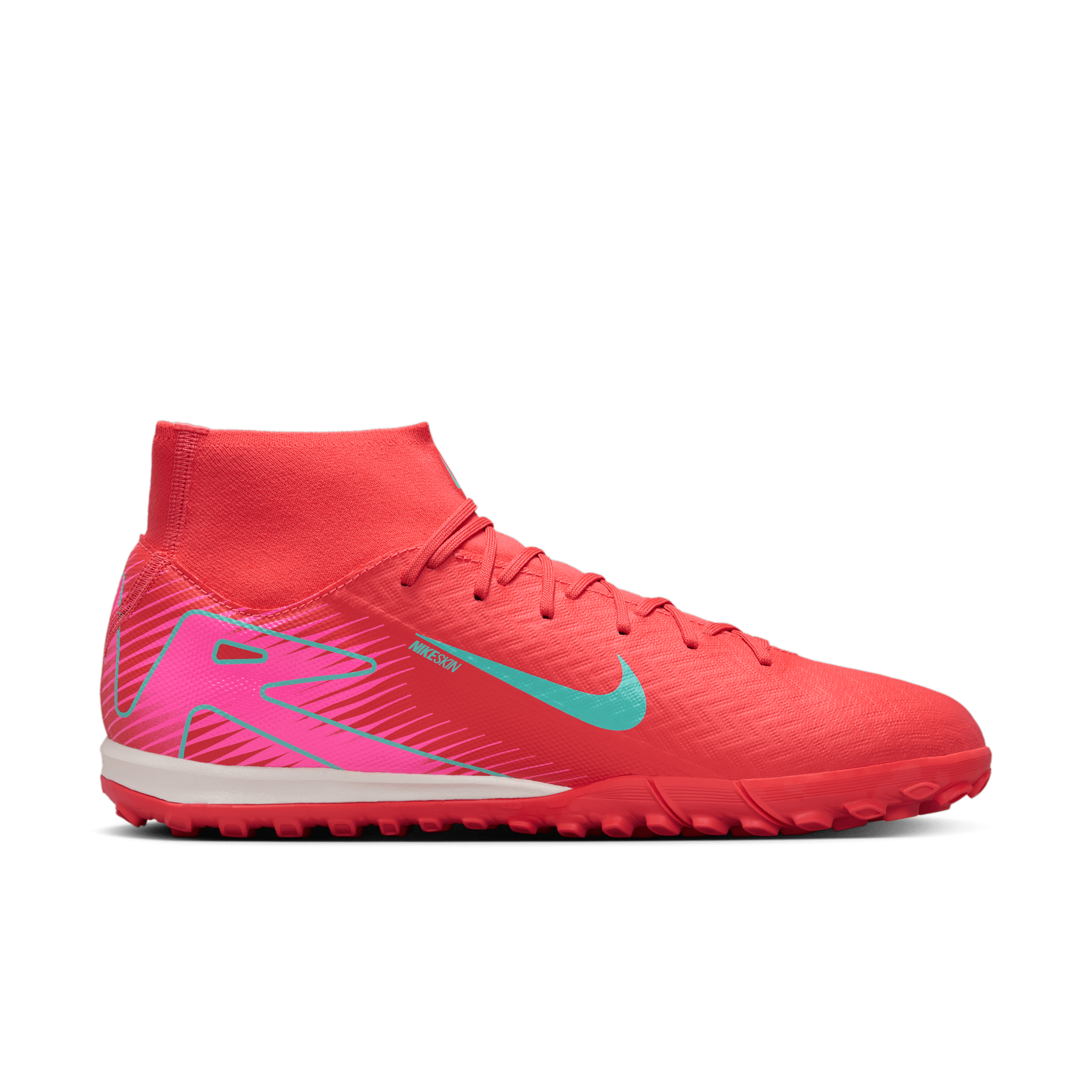 Chaussure de foot montante pour surface synthétique Nike Mercurial Superfly 10 Academy - Rouge