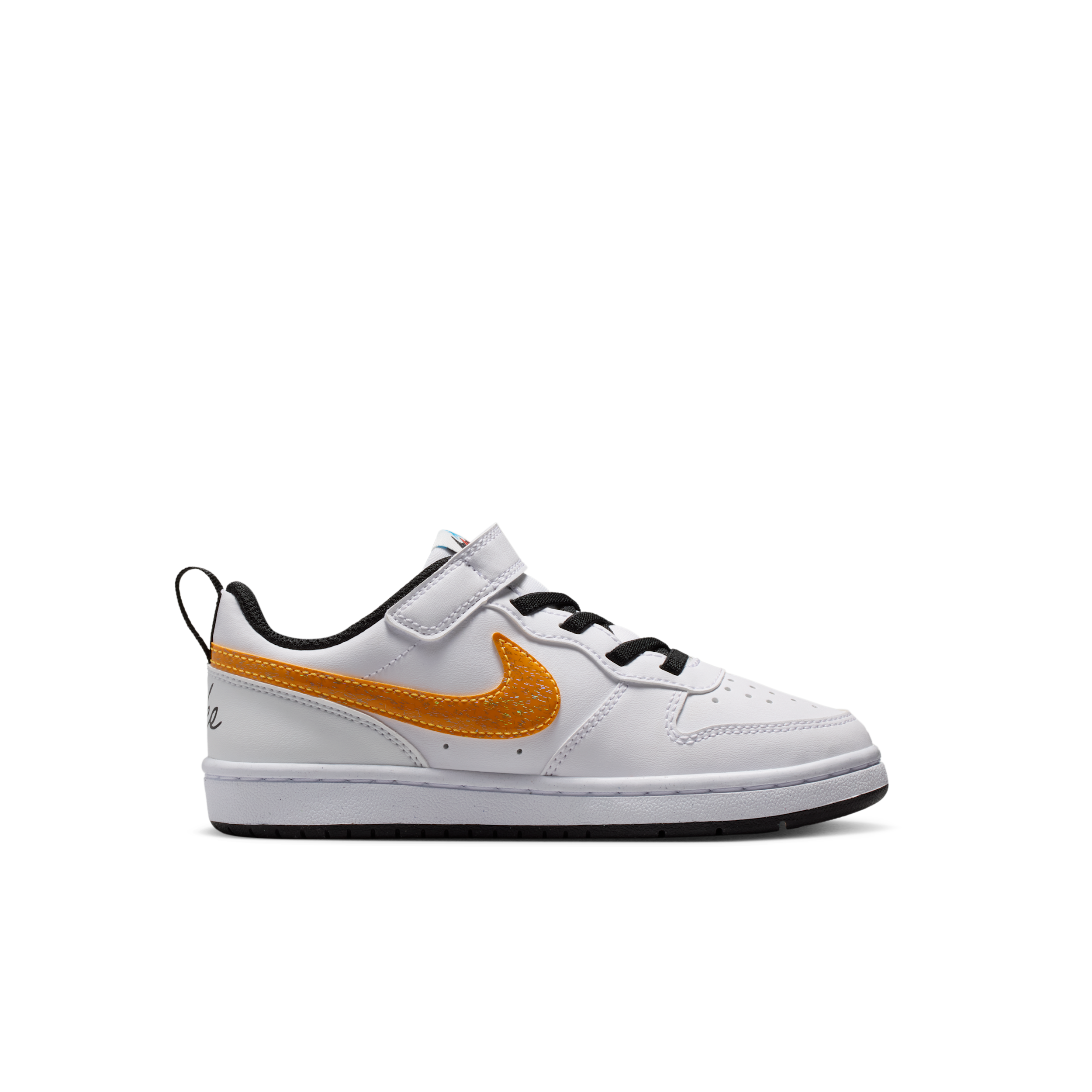 Chaussure Nike Court Borough Low pour enfant - Blanc - IR1529-100