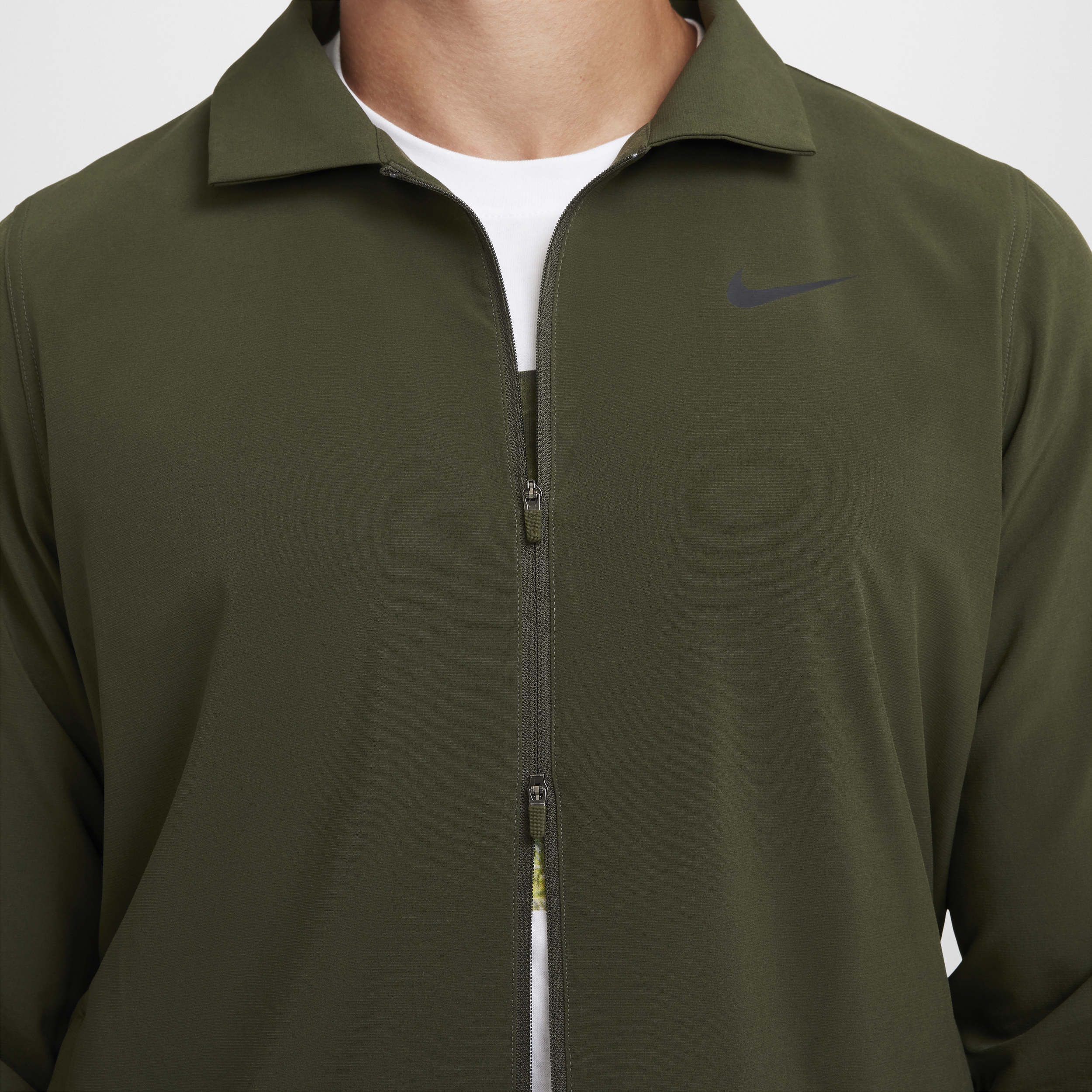 Veste de golf à zip déperlante Nike Tour pour homme - Vert